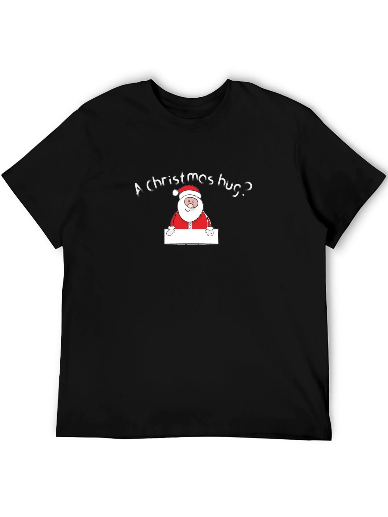 Christmas Hug Santa Graphic T-Shirt