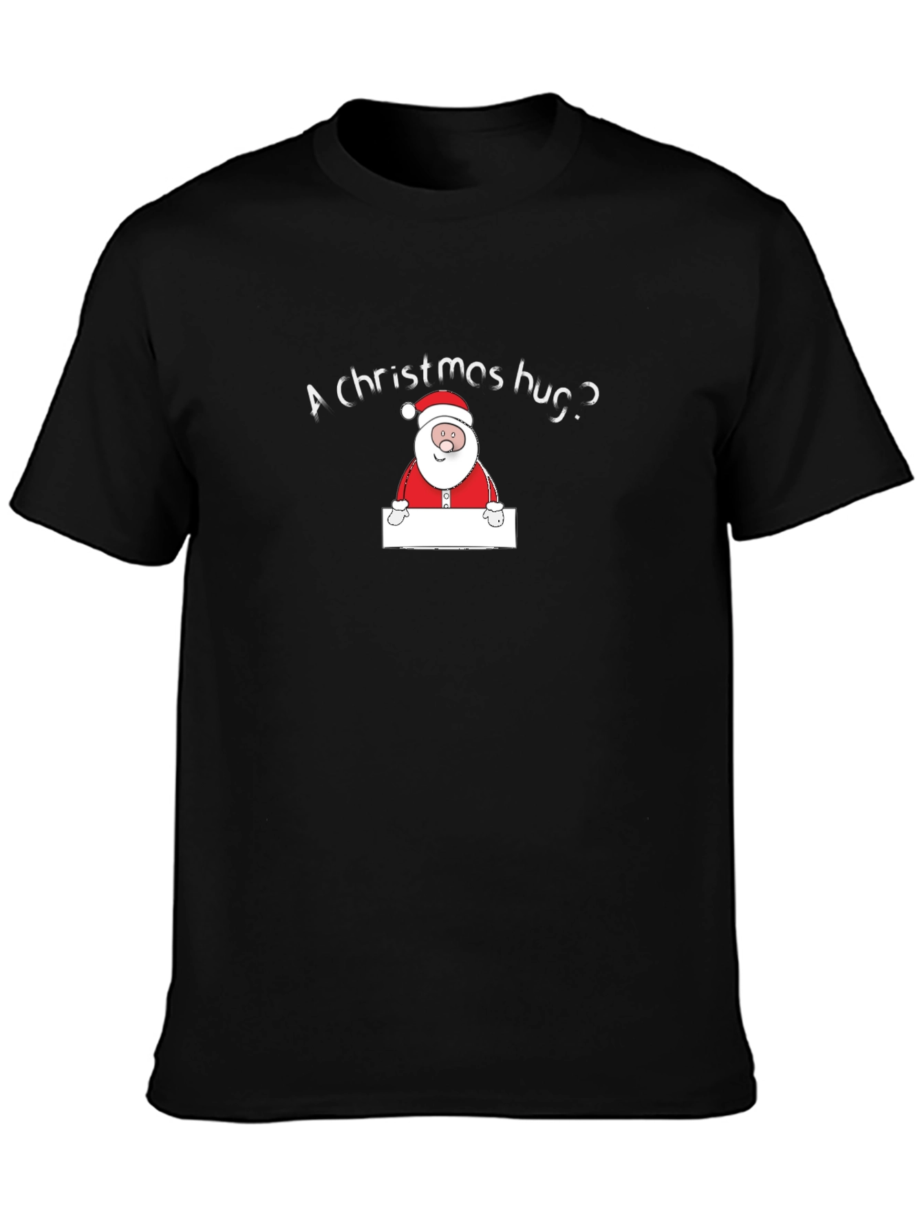 Christmas Hug Santa Graphic T-Shirt