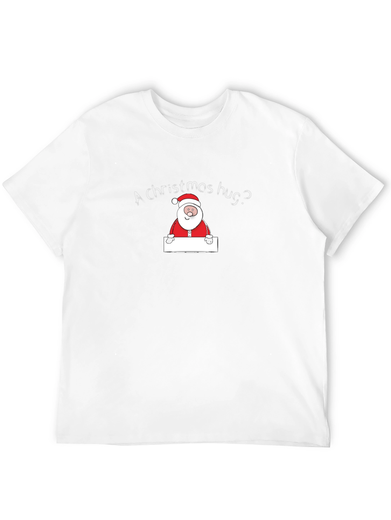 Christmas Hug Santa Graphic T-Shirt