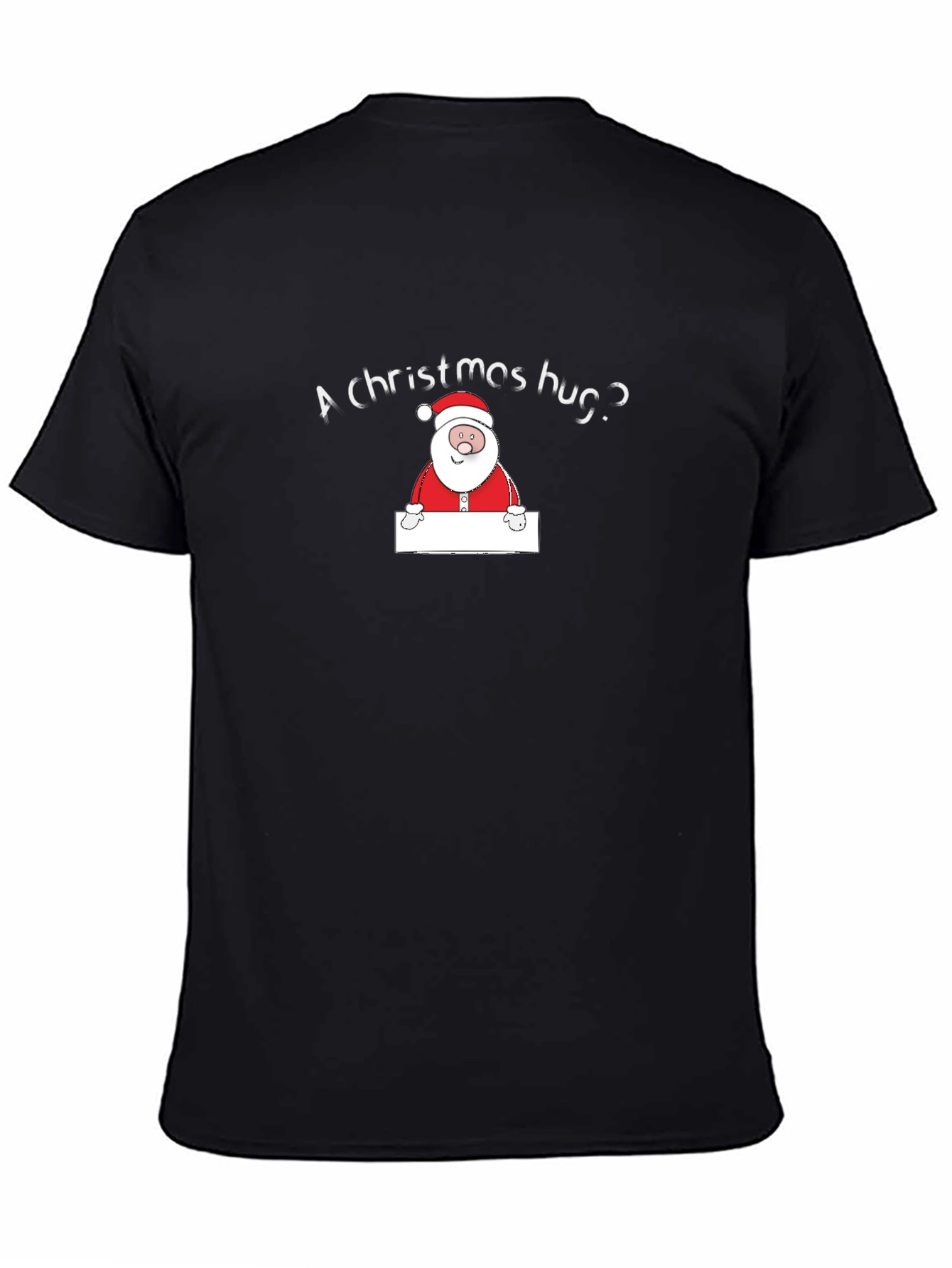Christmas Hug Santa Graphic T-Shirt