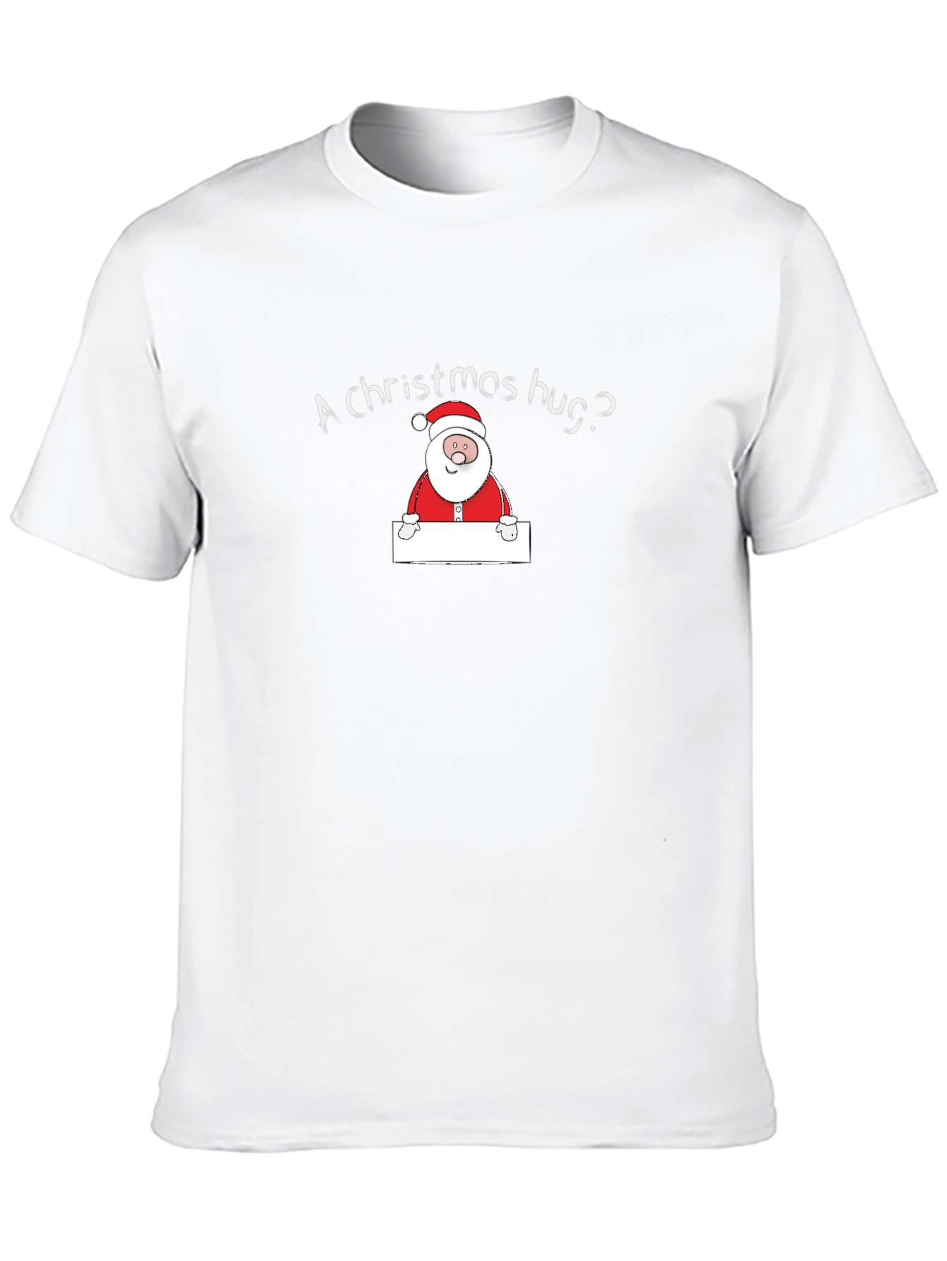 Christmas Hug Santa Graphic T-Shirt