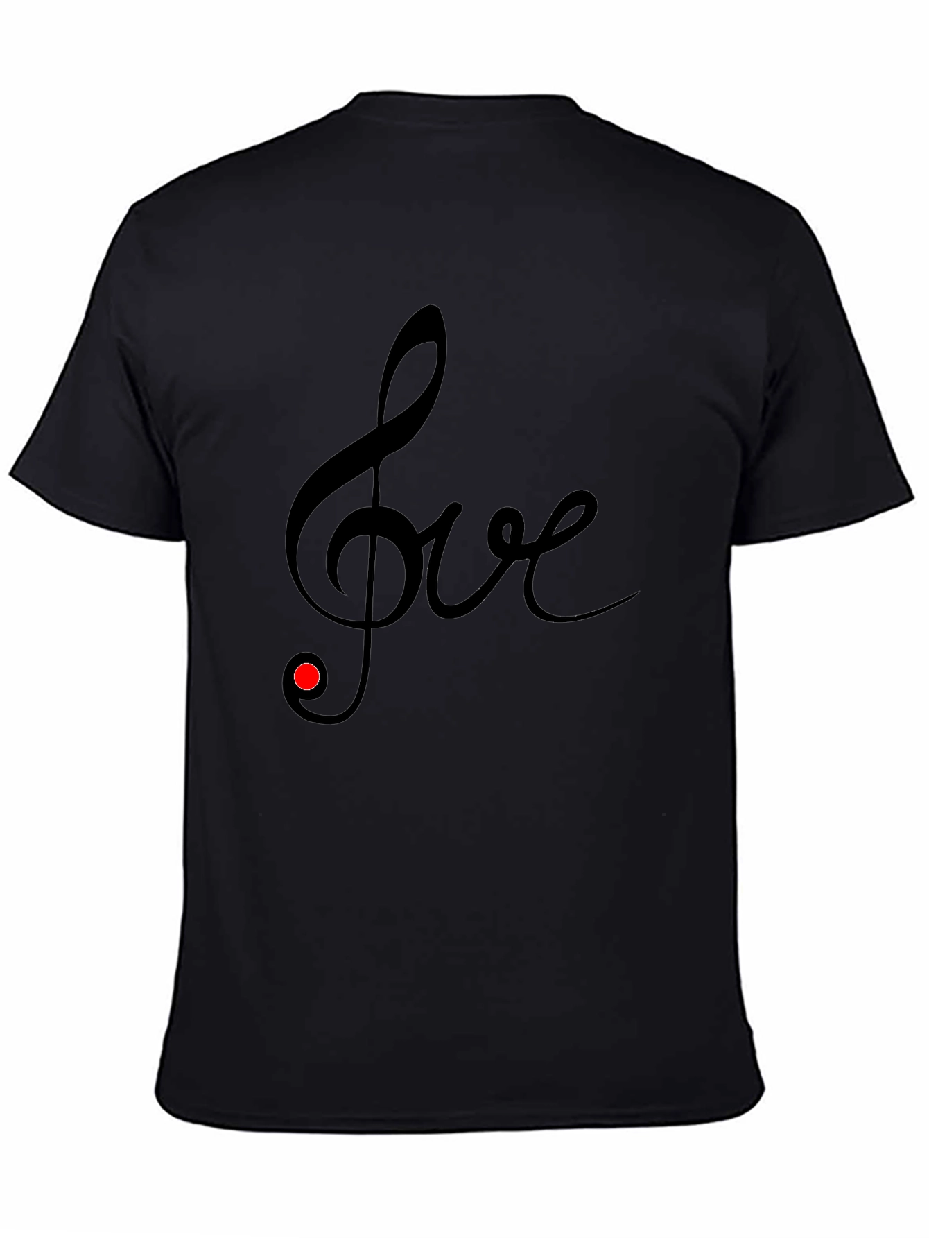Musical Love Tee - Black T-Shirt
