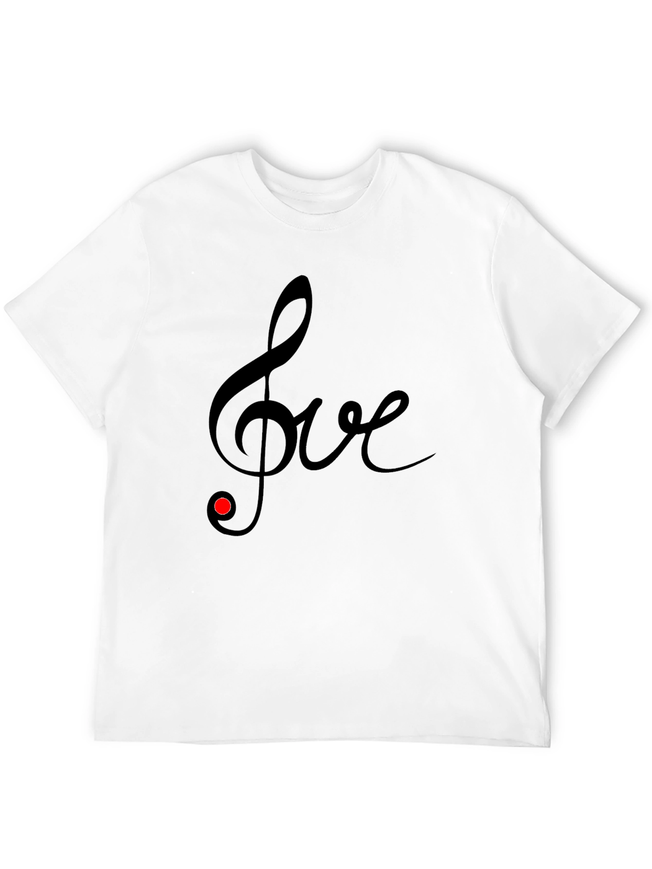 Musical Love Tee - Black T-Shirt