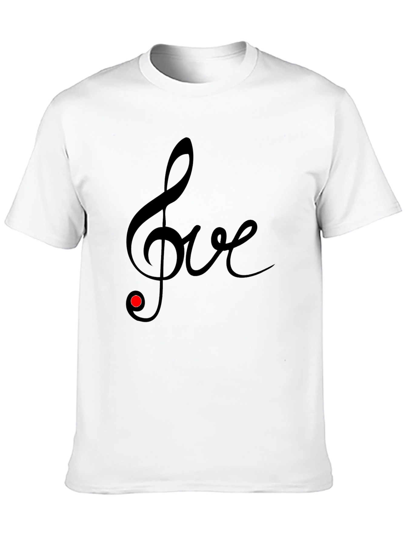 Musical Love Tee - Black T-Shirt