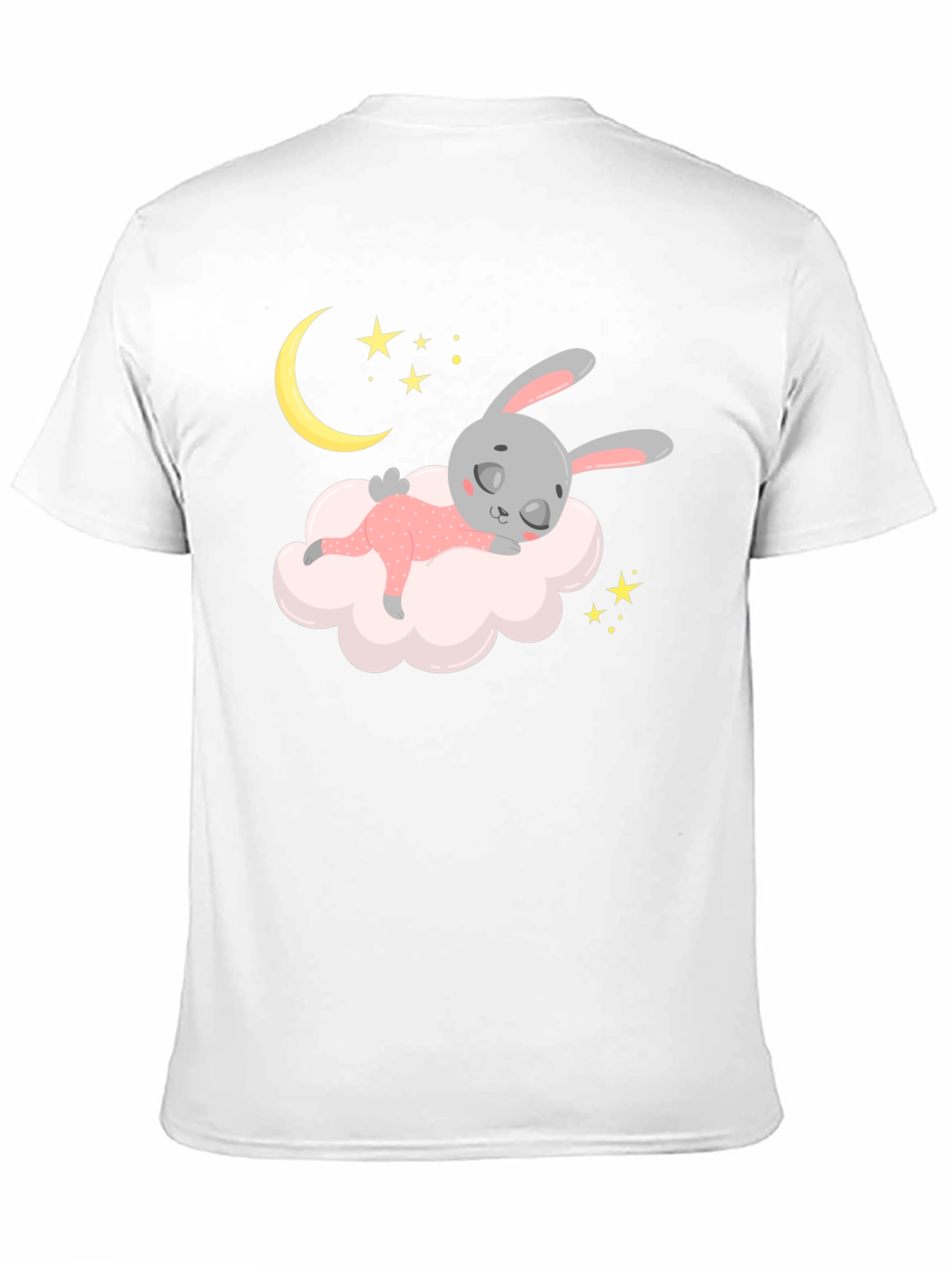 Dreamy Bunny Black T-Shirt