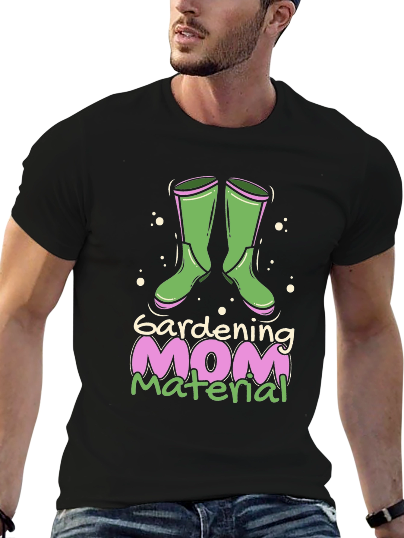 Gardening Mom Material Graphic Tee