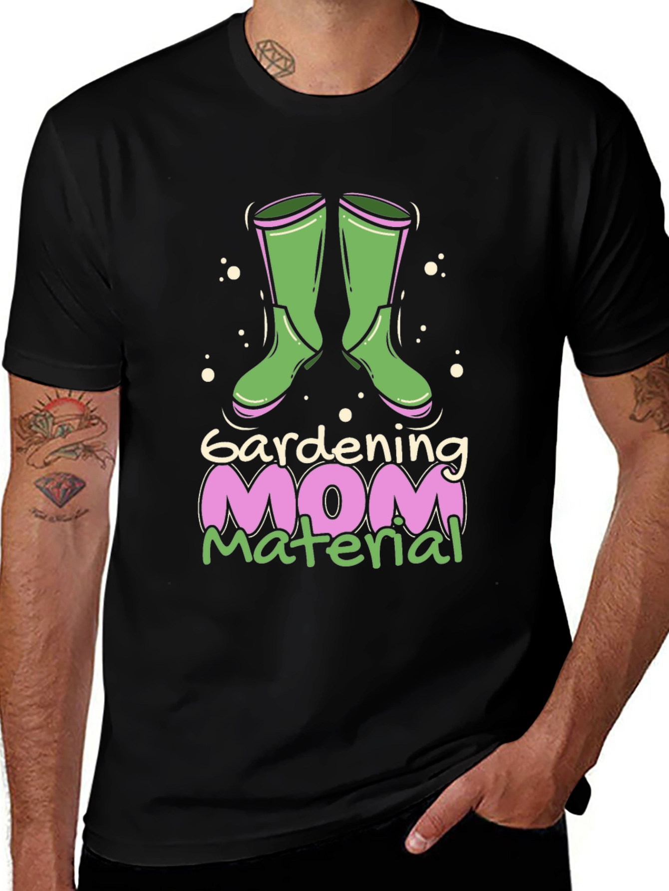 Gardening Mom Material Graphic Tee