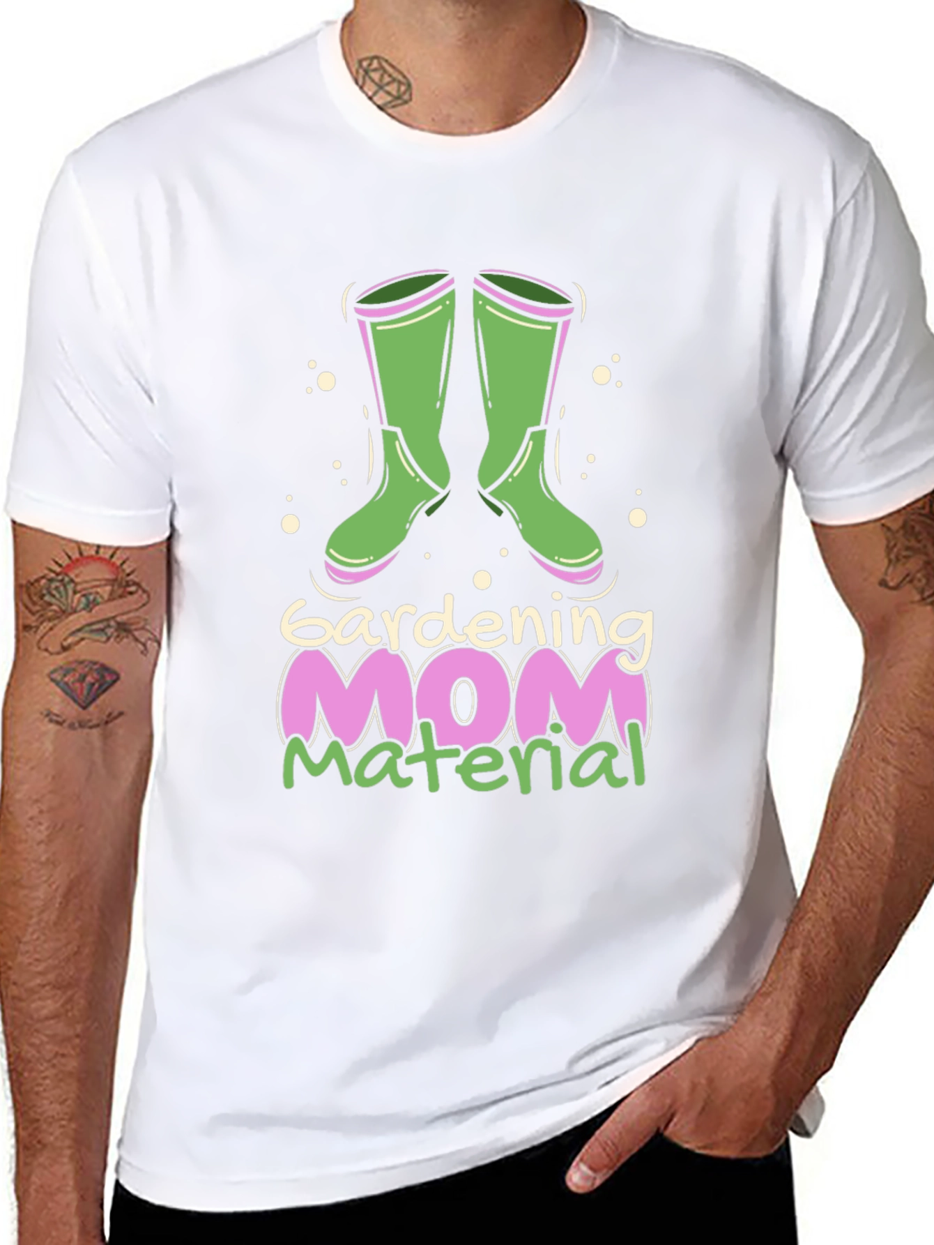 Gardening Mom Material Graphic Tee