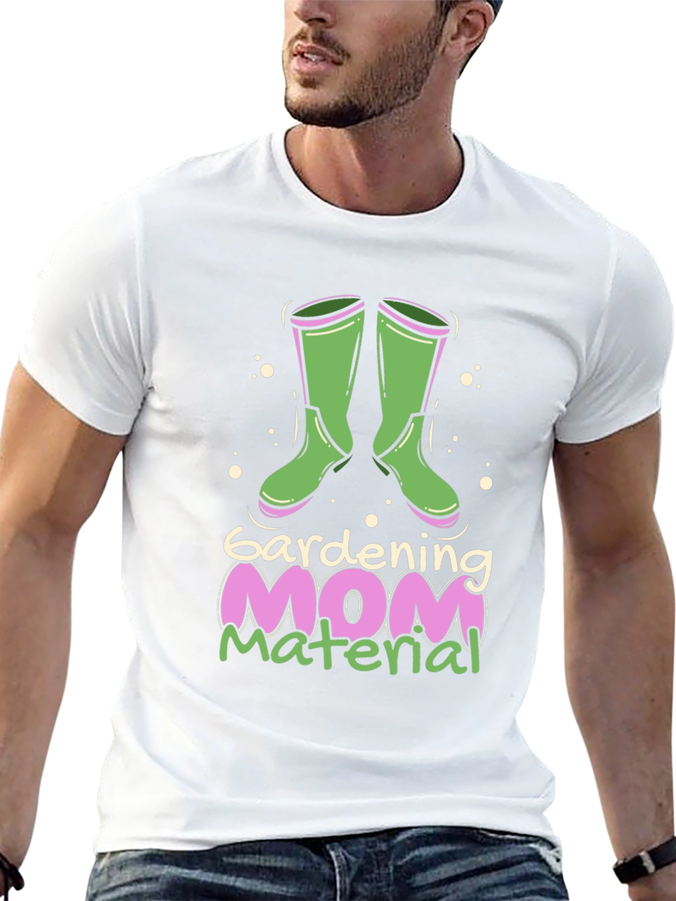 Gardening Mom Material Graphic Tee