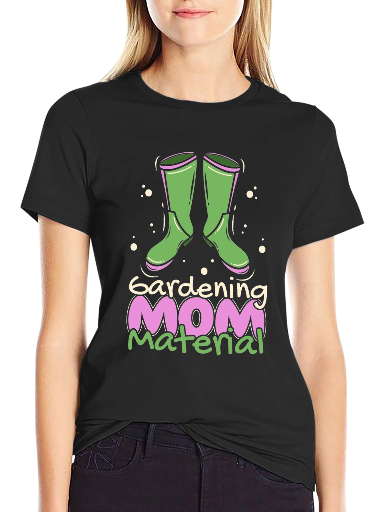Gardening Mom Material Graphic Tee