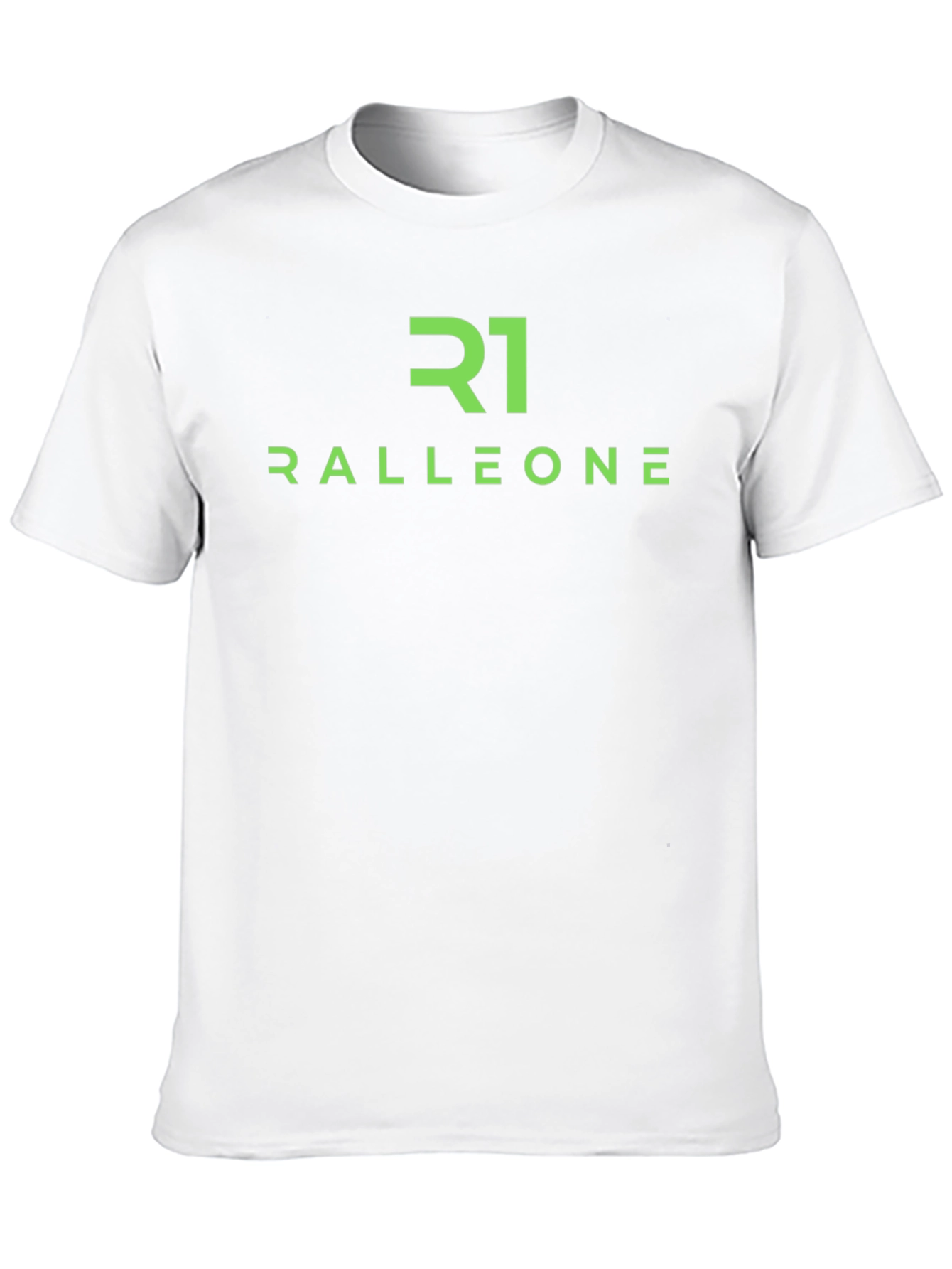 Ralleone Black T-Shirt - Green Logo
