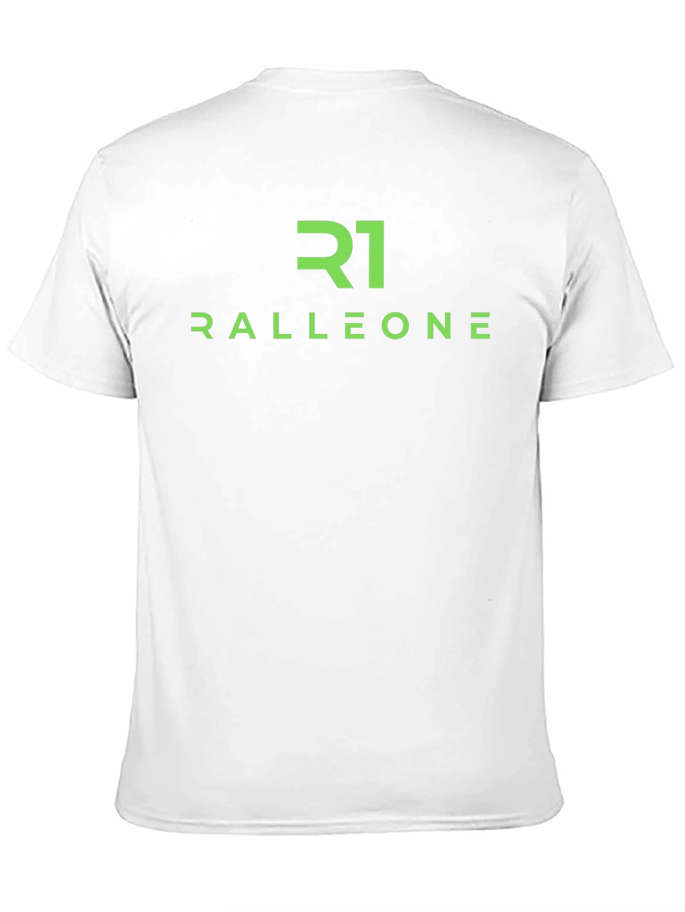 Ralleone Black T-Shirt - Green Logo