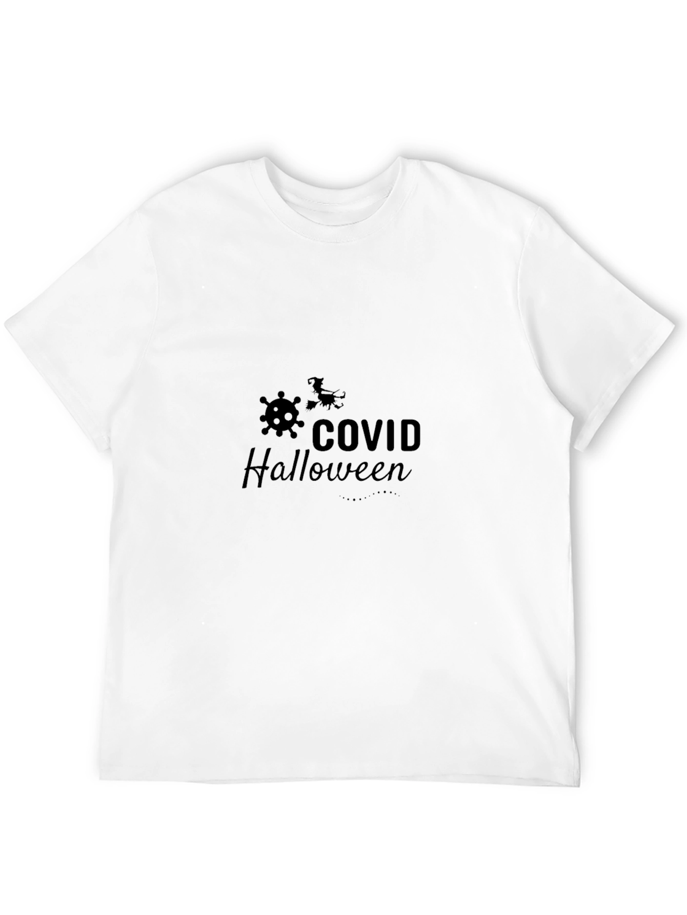 COVID Halloween Black T-Shirt