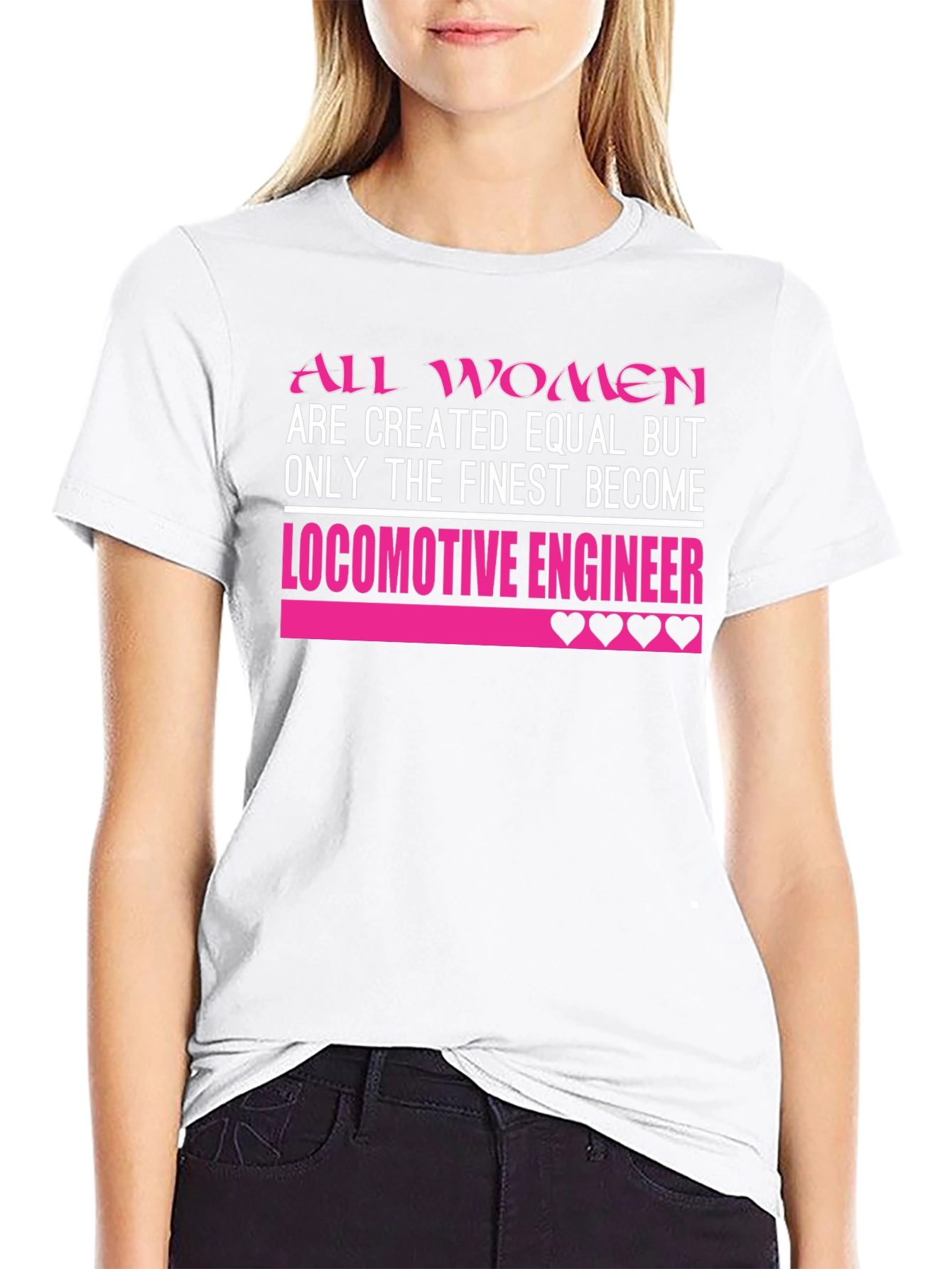 Finest Women Locomotive Engineer T-Shirt