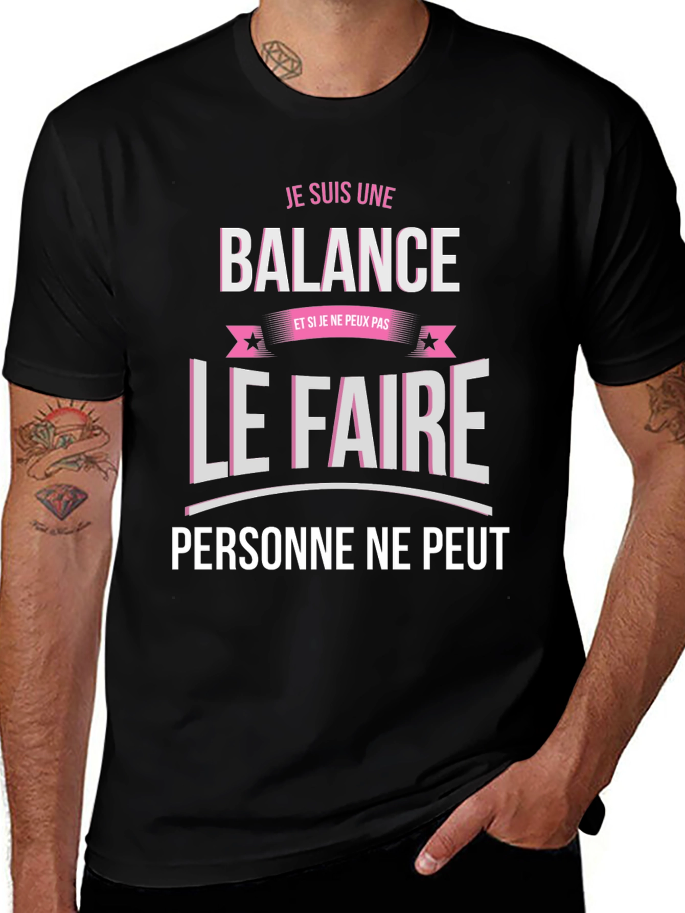 Je Suis Une Balance Graphic T-Shirt