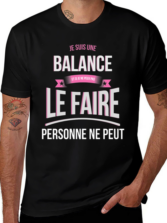 Je Suis Une Balance Graphic T-Shirt