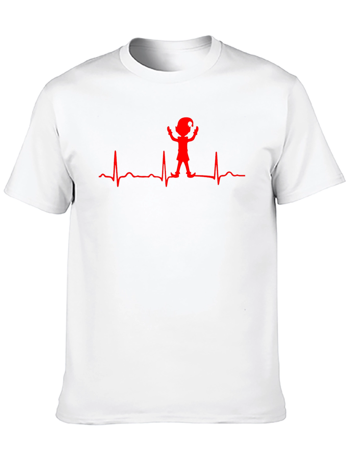 Elf Heartbeat T-Shirt - Black