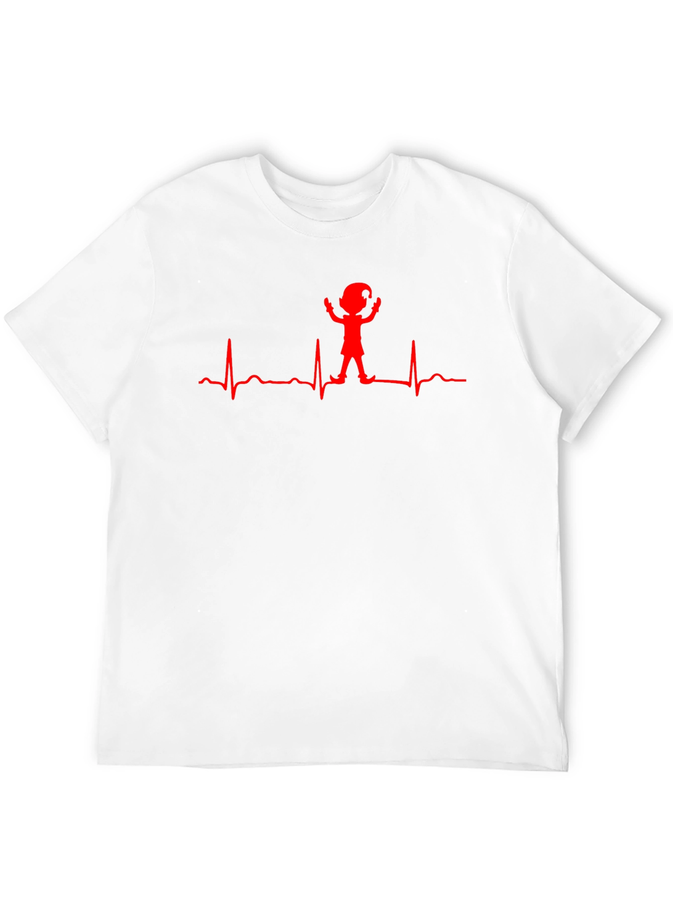 Elf Heartbeat T-Shirt - Black