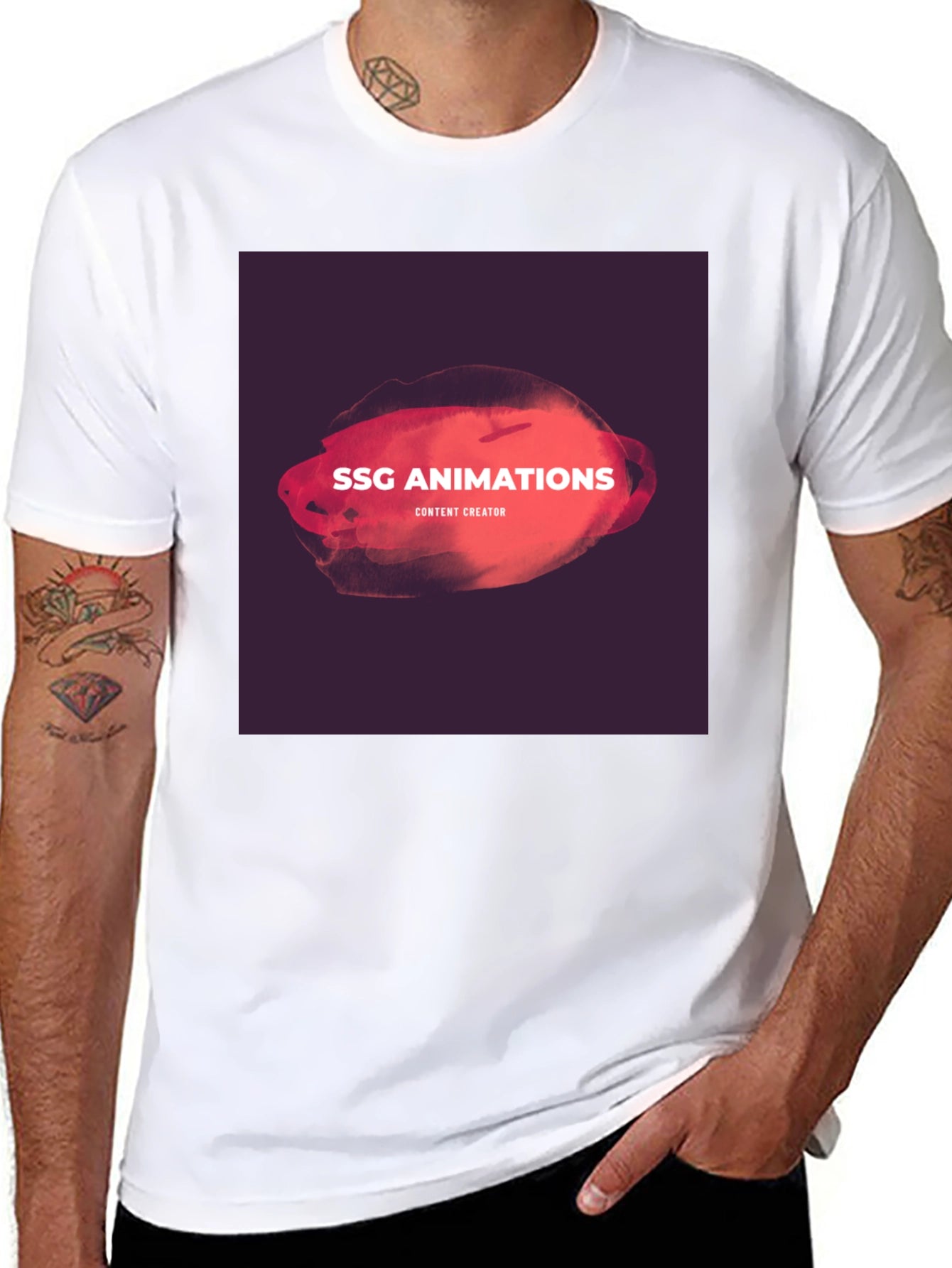 SSG Animations Graphic T-Shirt - Content Creator Tee