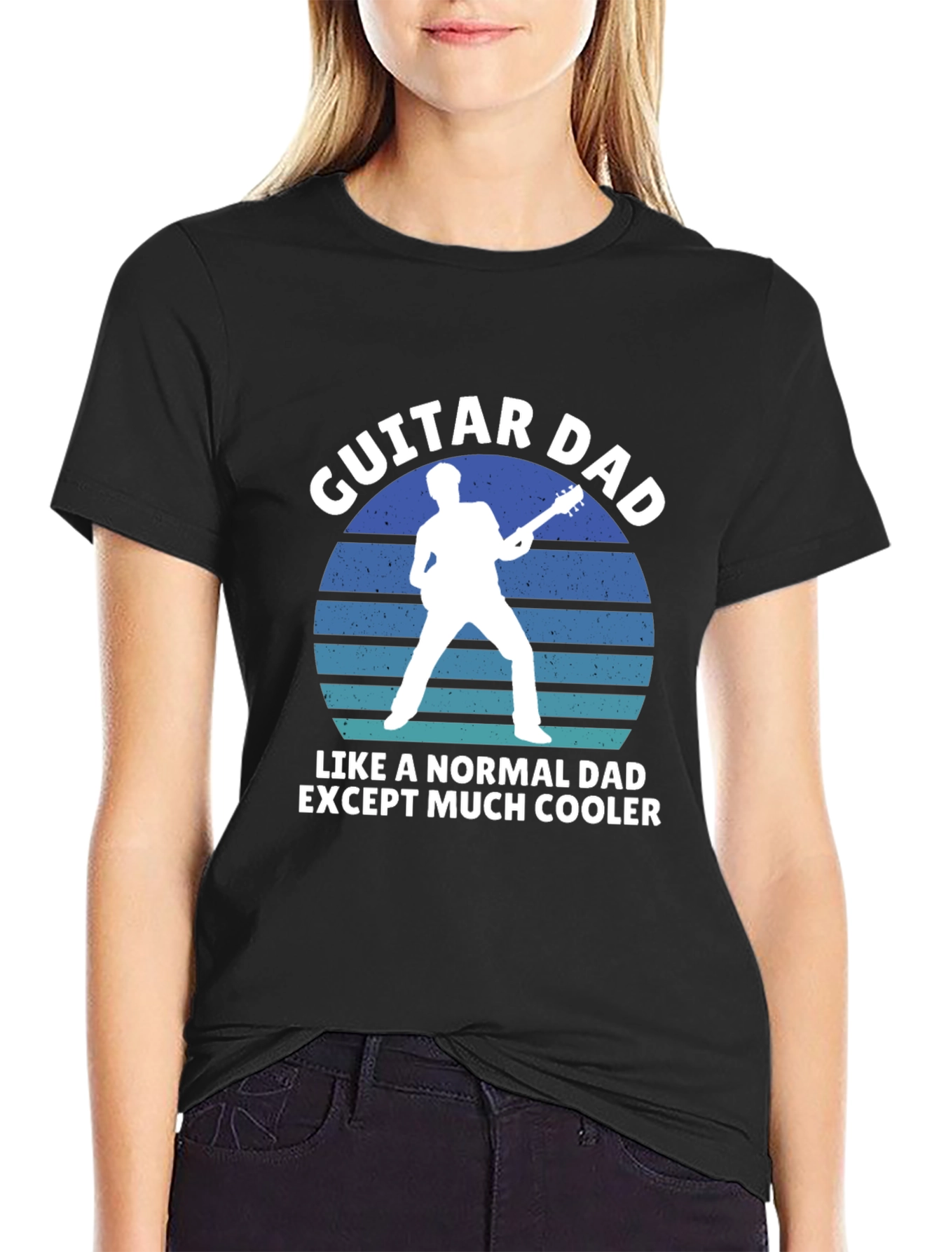 Guitar Dad T-Shirt - Cool Dad Tee