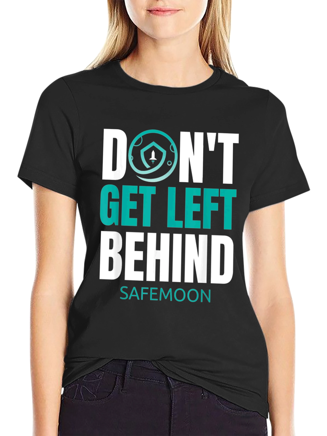Dont Get Left Behind Safemoon Graphic T-Shirt