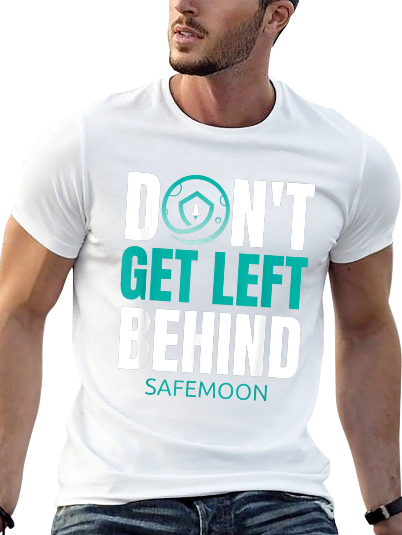 Dont Get Left Behind Safemoon Graphic T-Shirt