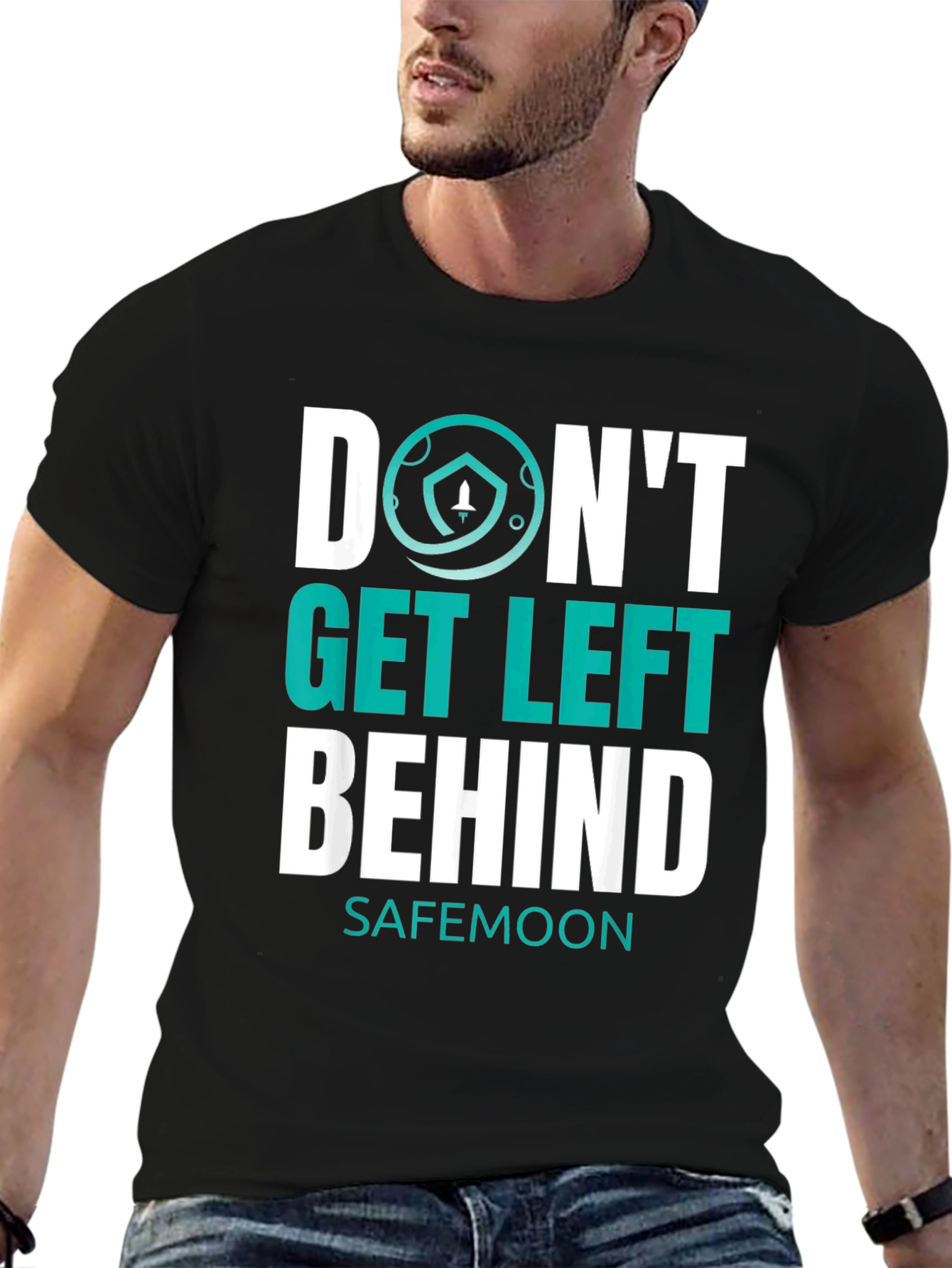 Dont Get Left Behind Safemoon Graphic T-Shirt