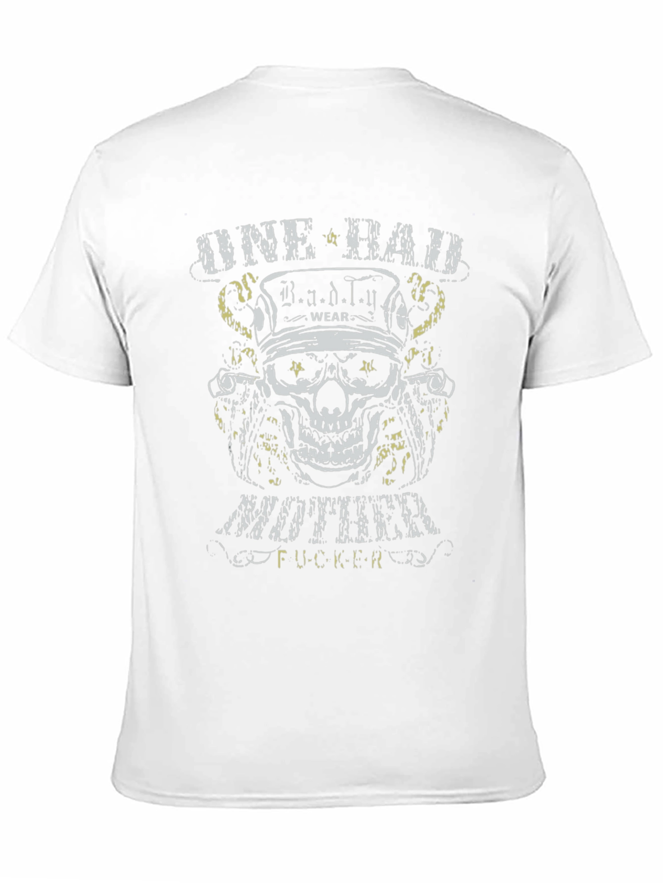 One Bad Mother F*cker Skull Graphic T-Shirt