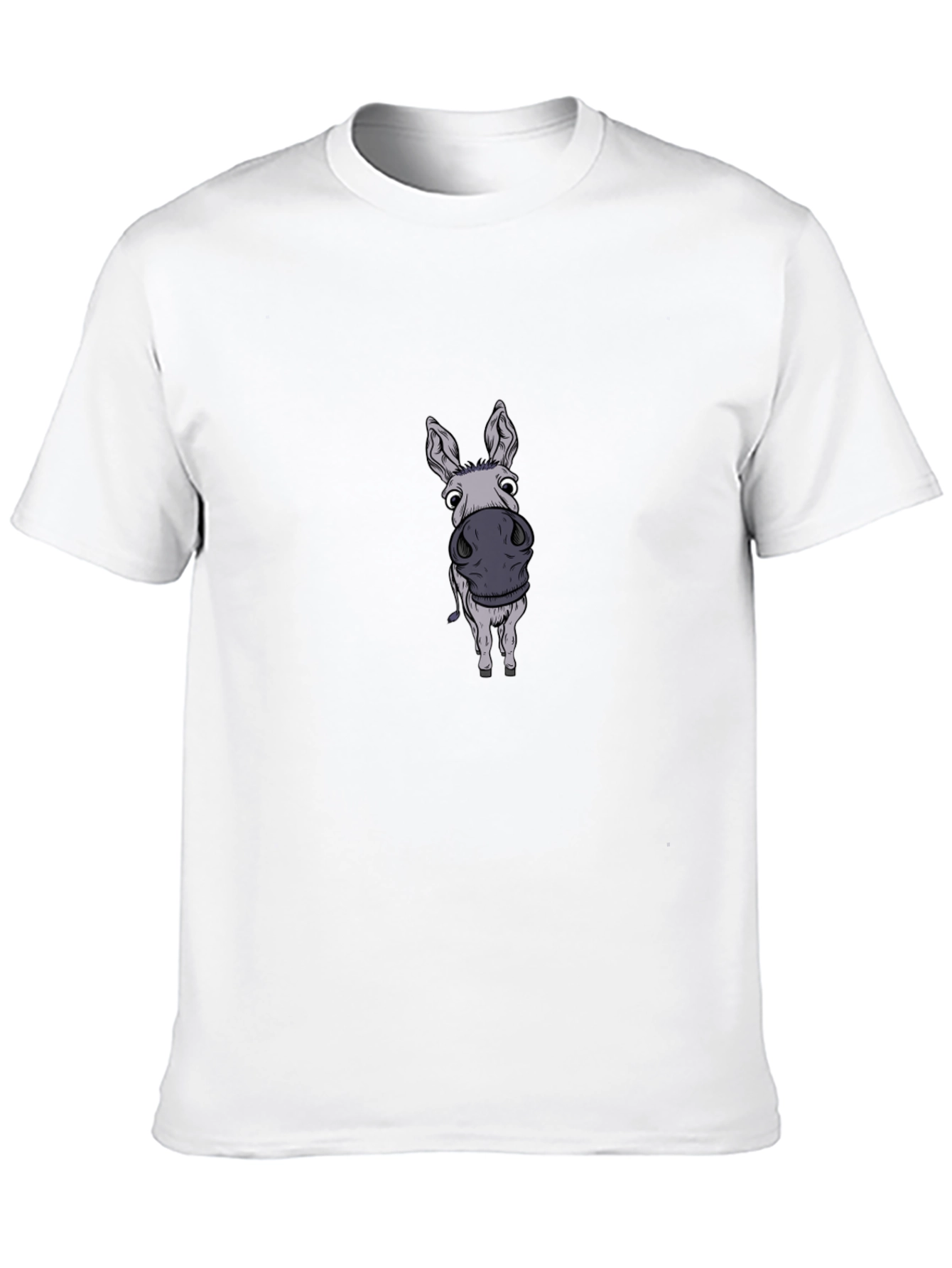 Funny Donkey Graphic T-Shirt - Black Cotton Tee