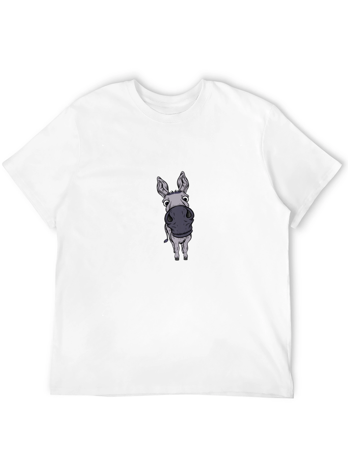 Funny Donkey Graphic T-Shirt - Black Cotton Tee