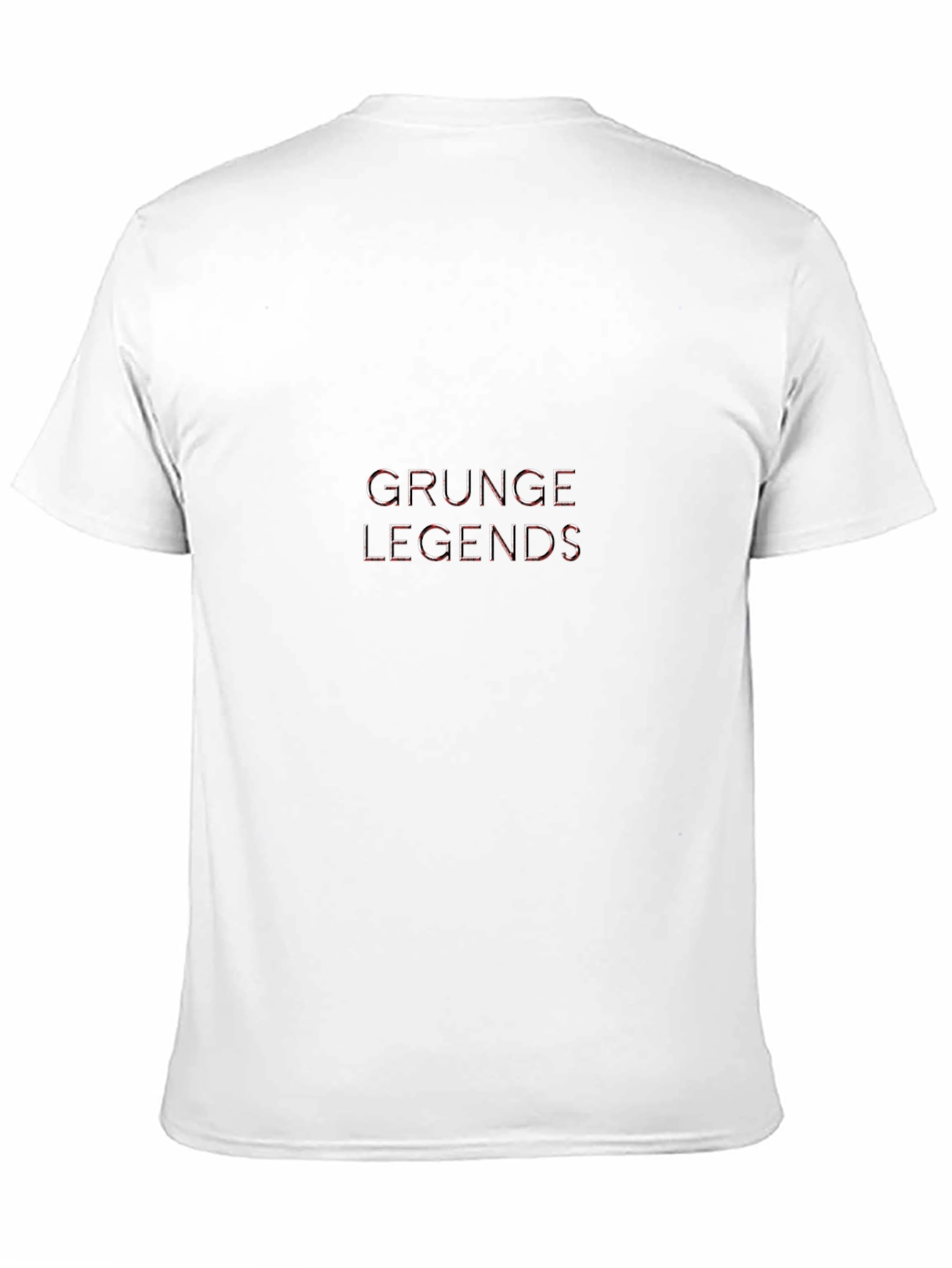 Grunge Legends Graphic Black T-Shirt