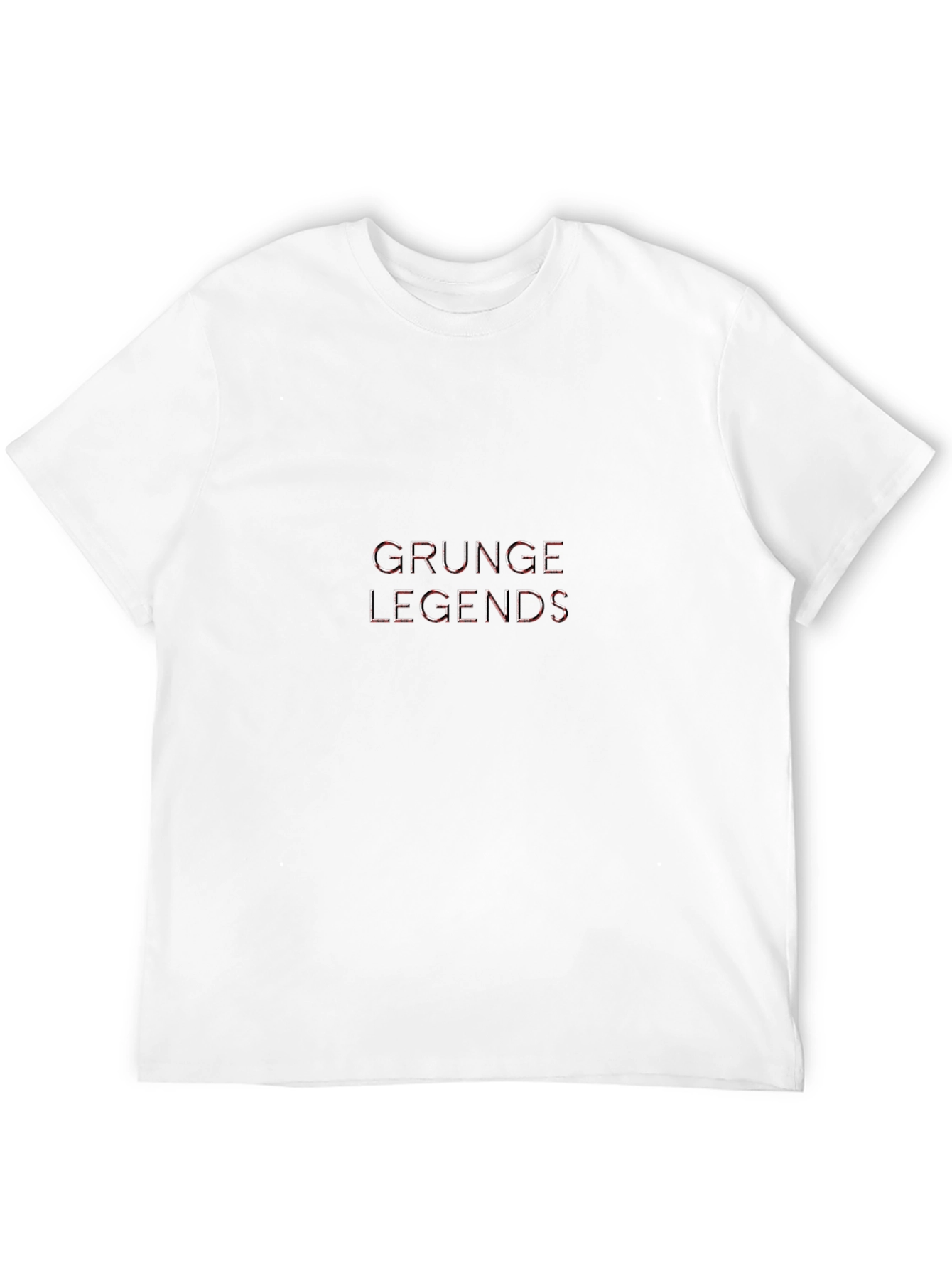 Grunge Legends Graphic Black T-Shirt