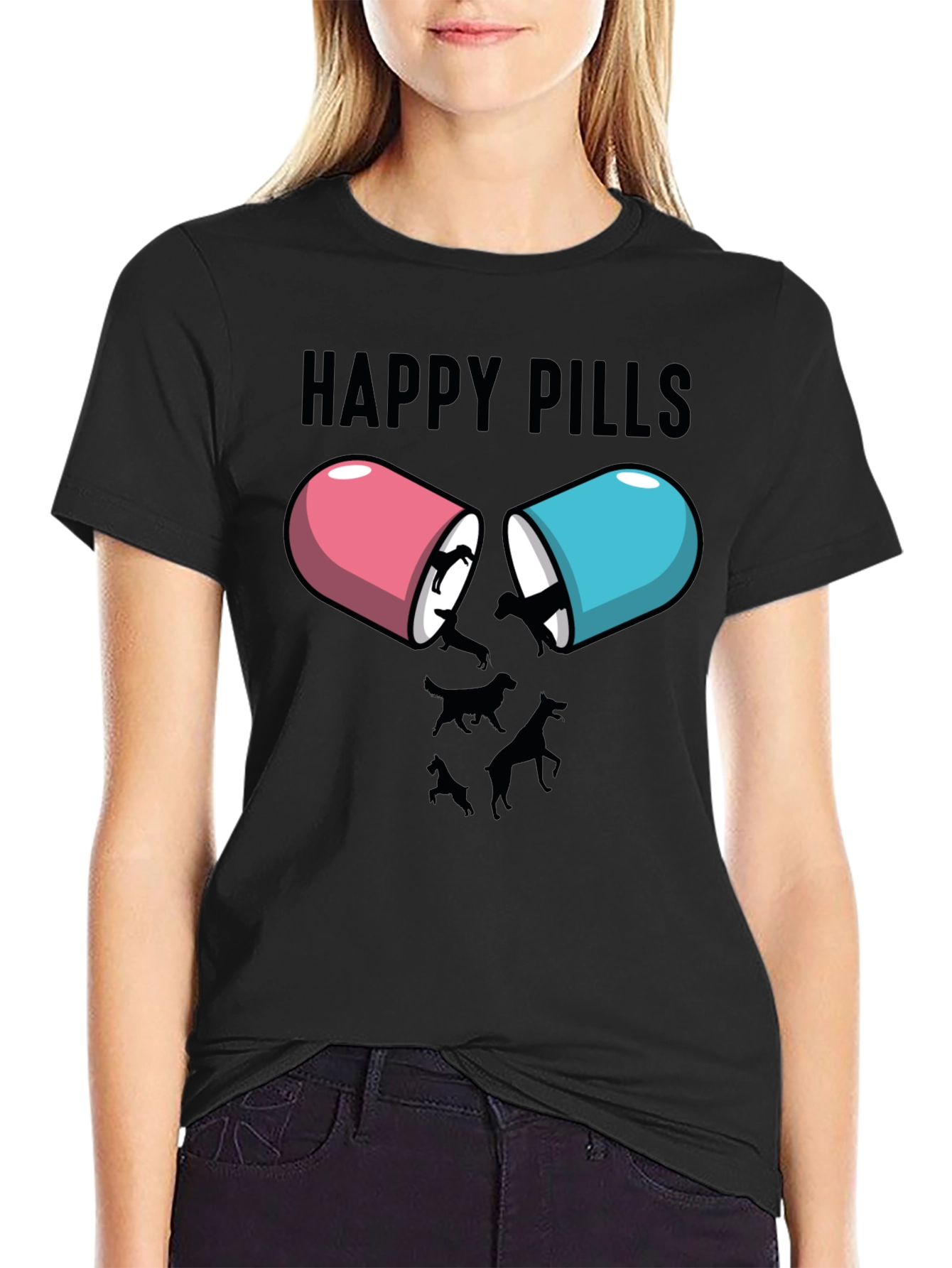 Happy Pills Dog Lover T-Shirt