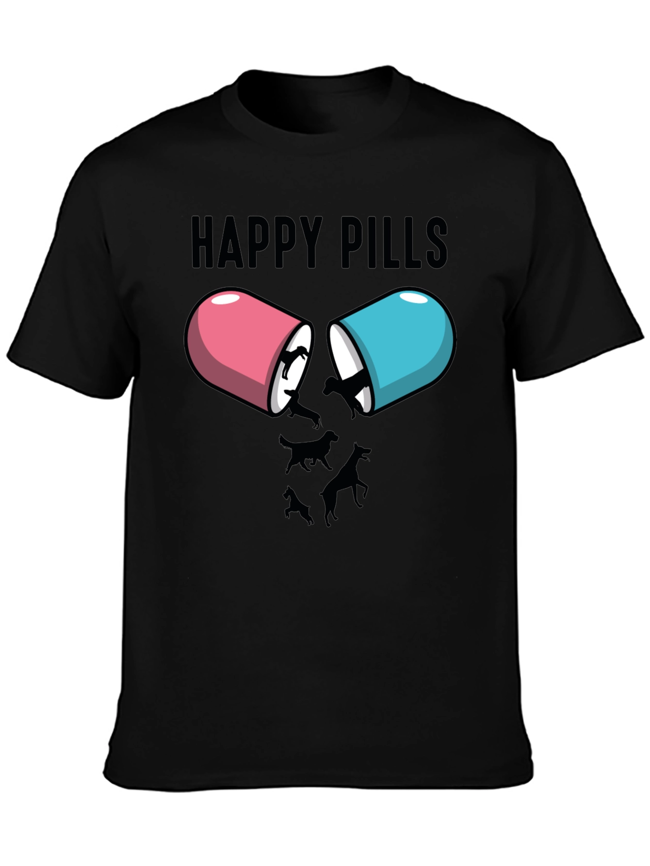 Happy Pills Dog Lover T-Shirt