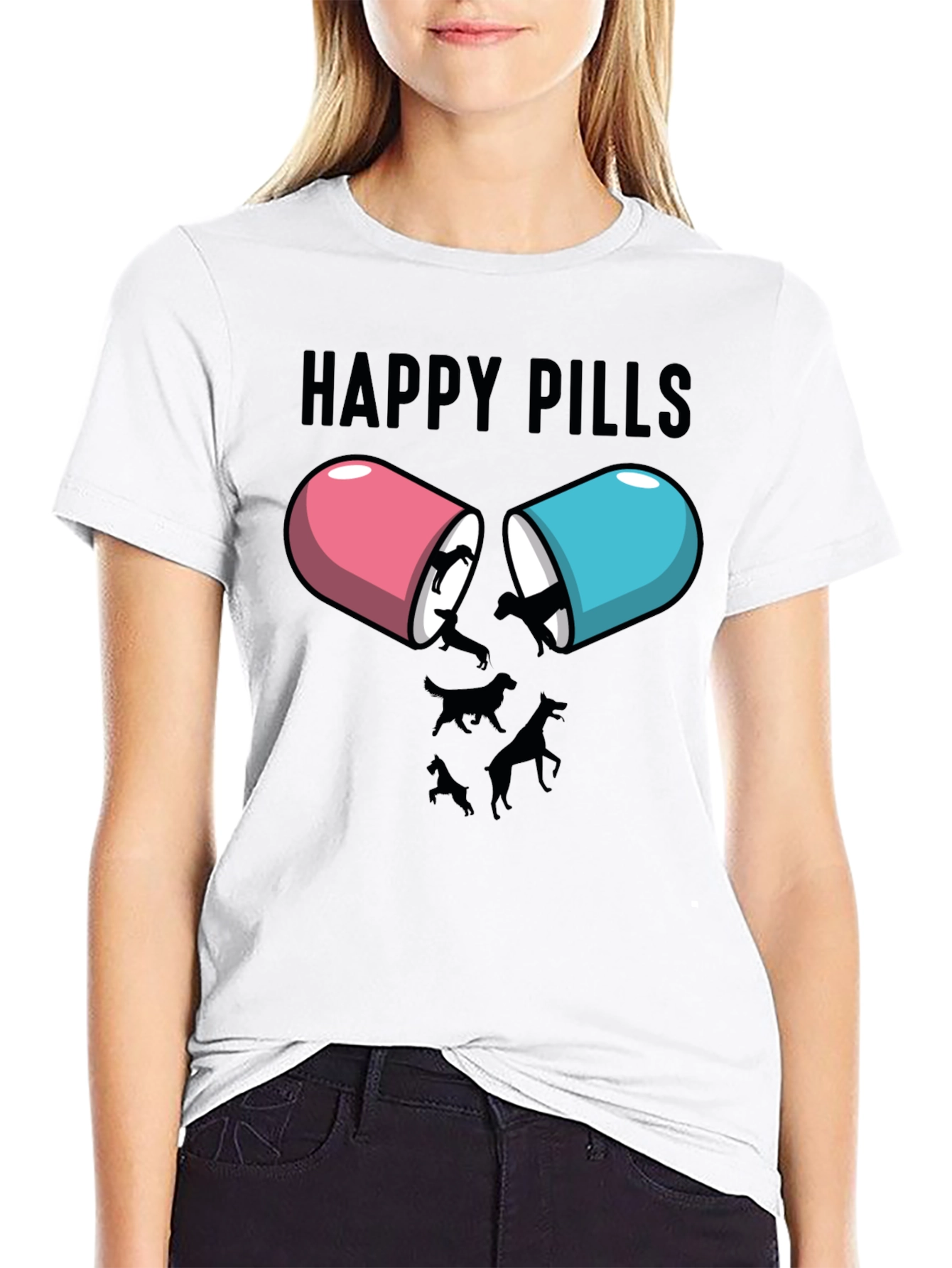 Happy Pills Dog Lover T-Shirt