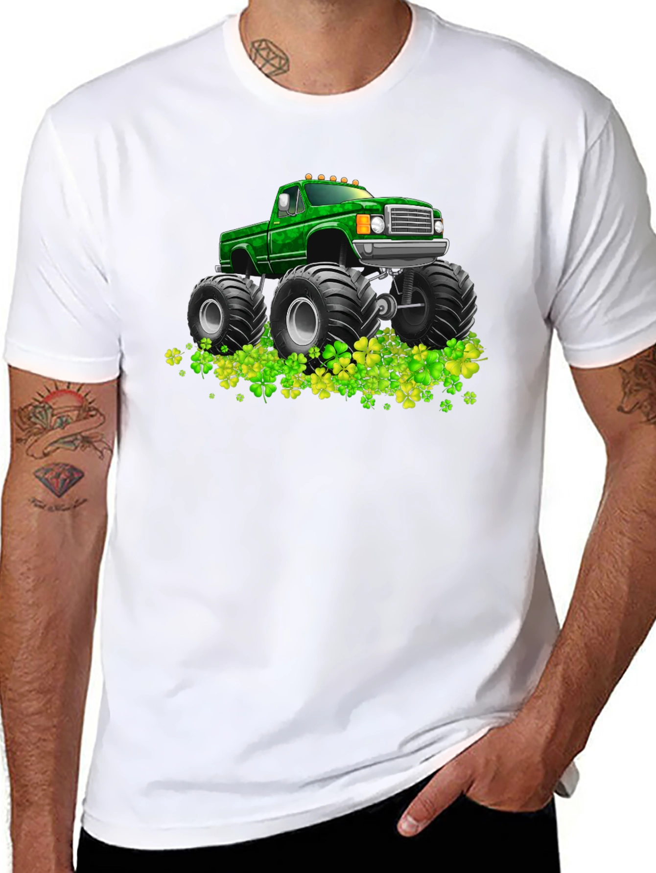 St. Patricks Day Monster Truck T-Shirt
