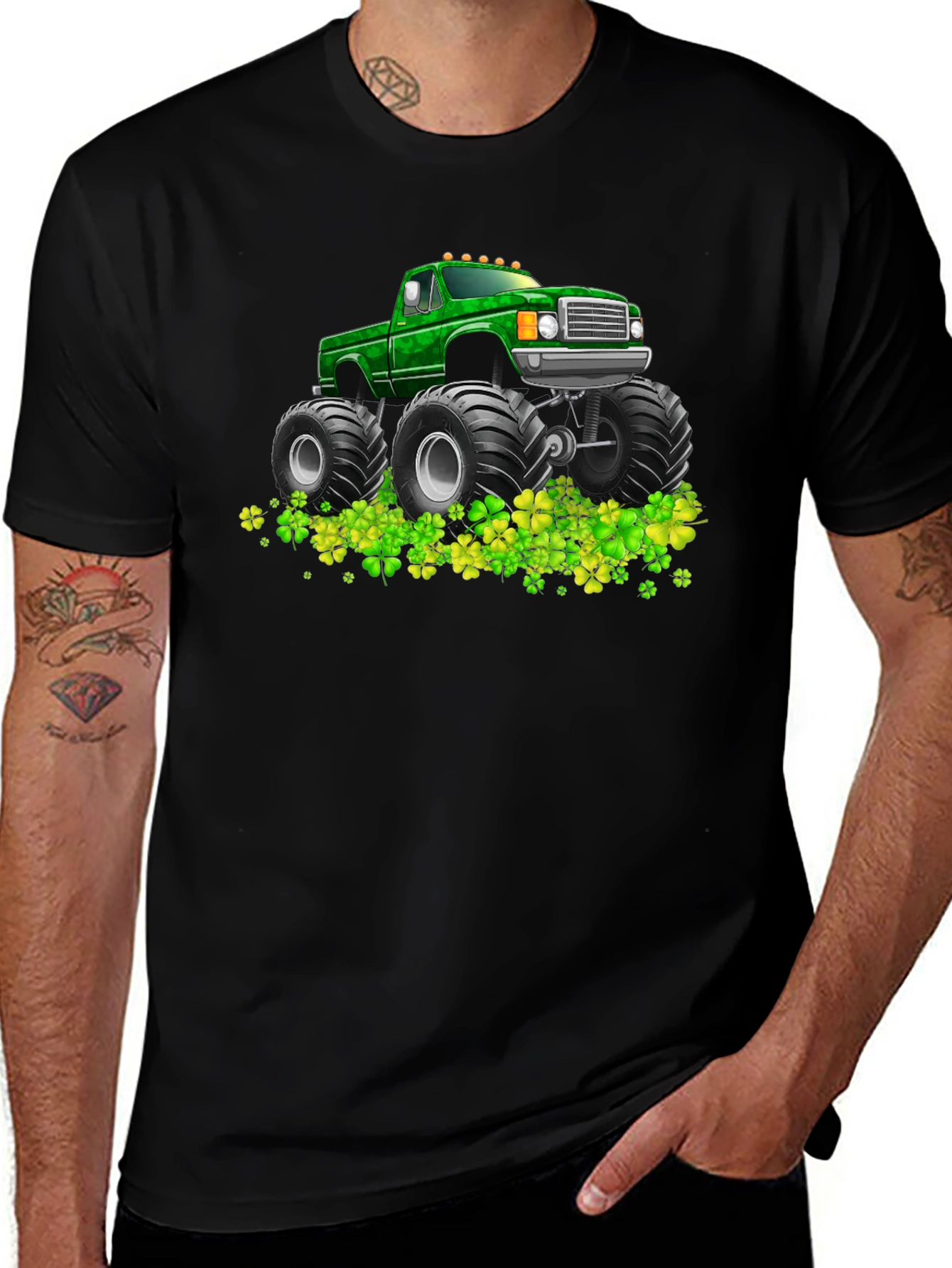 St. Patricks Day Monster Truck T-Shirt