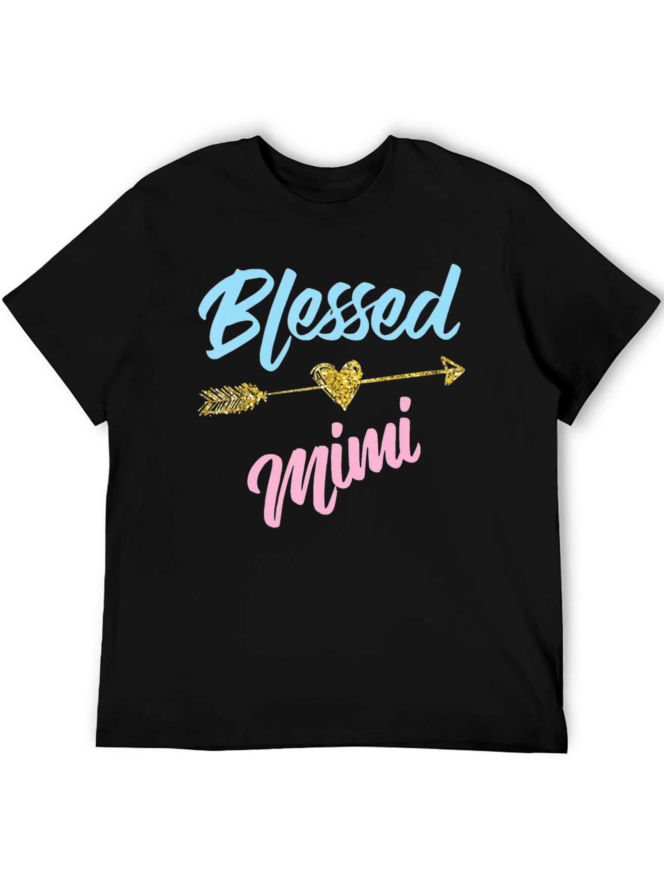 Blessed Mimi T-Shirt Heart Arrow Design