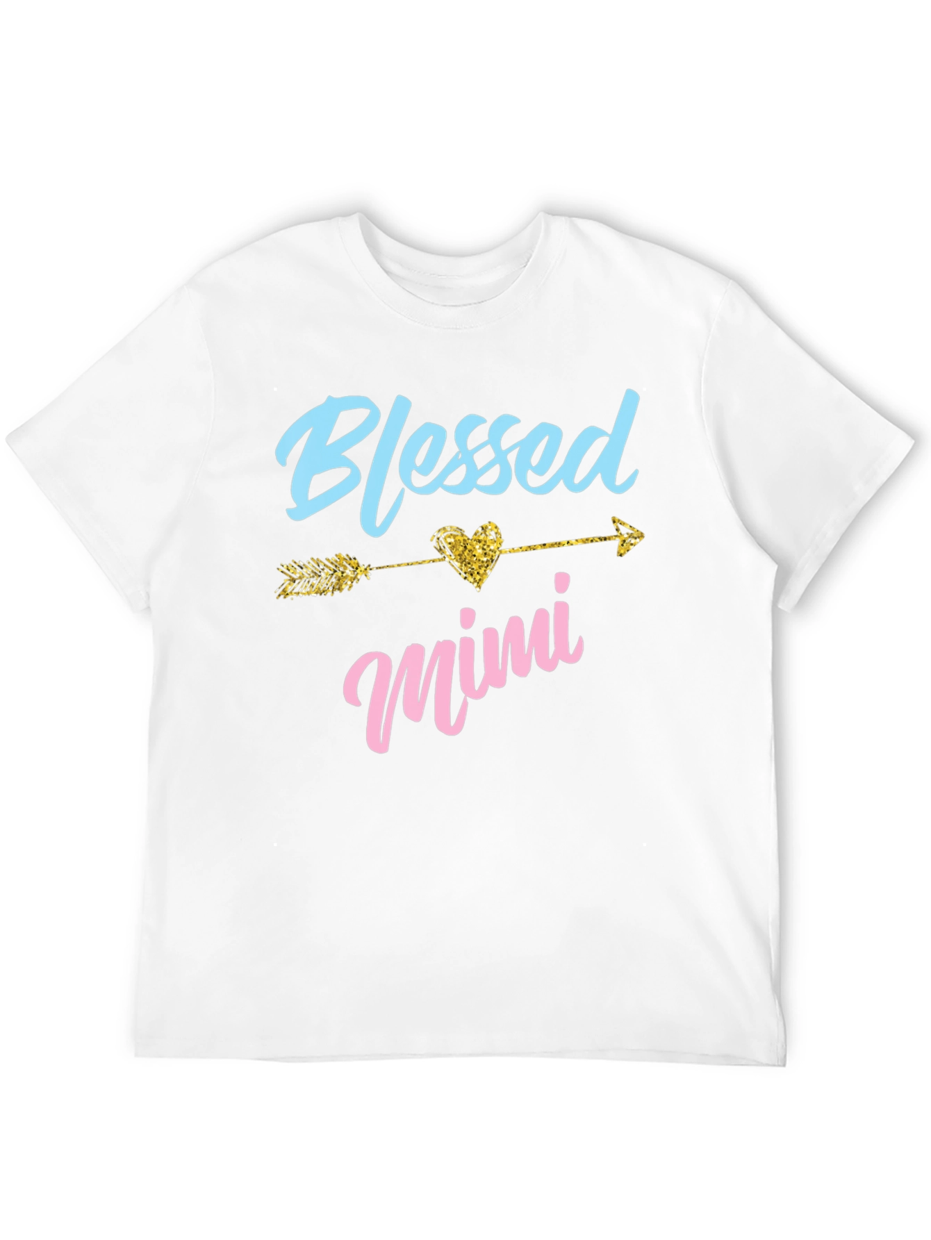 Blessed Mimi T-Shirt Heart Arrow Design