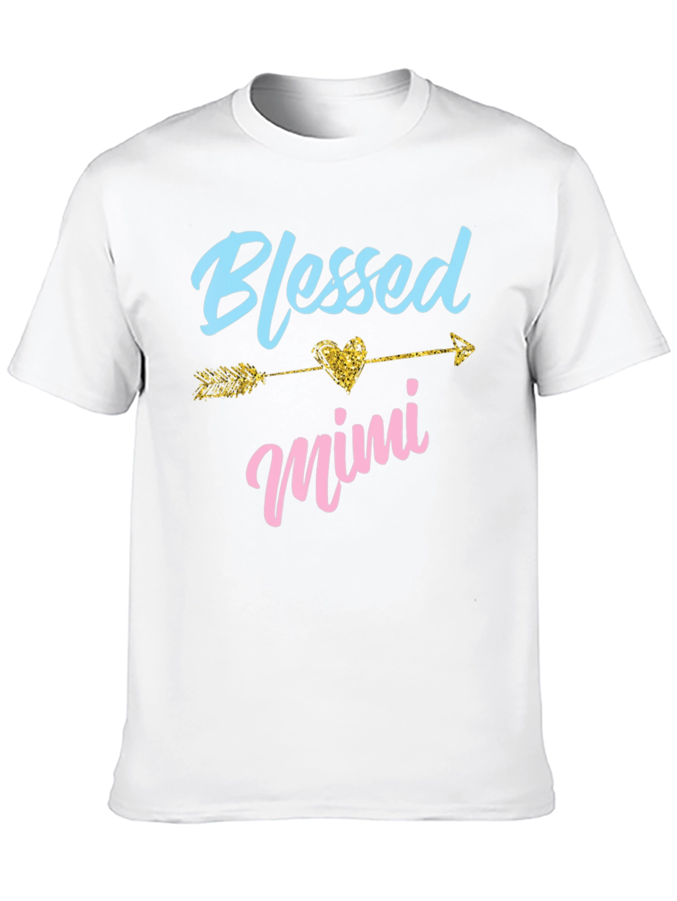 Blessed Mimi T-Shirt Heart Arrow Design