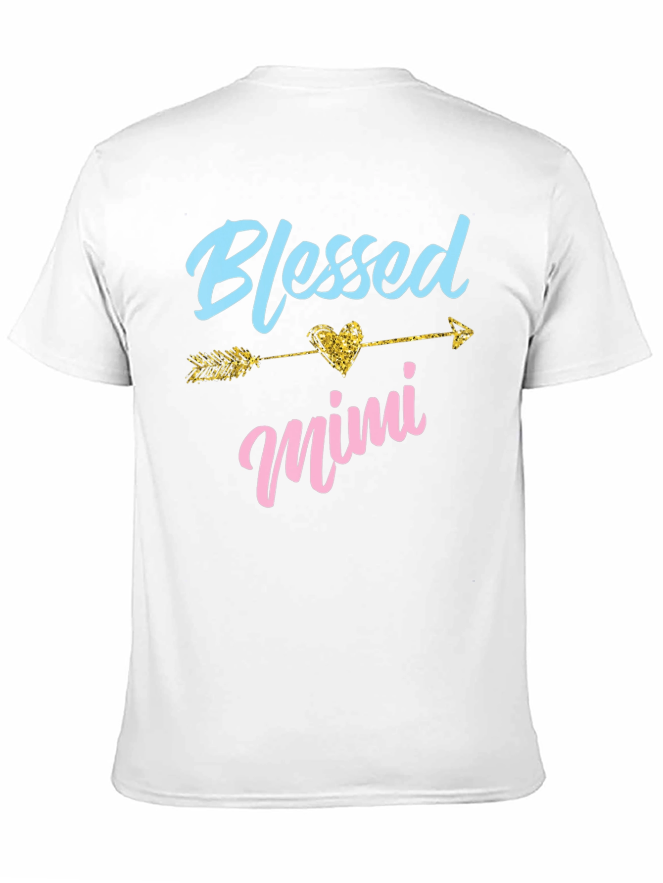 Blessed Mimi T-Shirt Heart Arrow Design