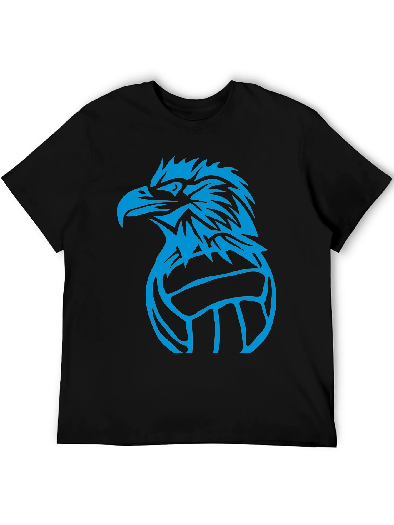 Eagle Volleyball Graphic Tee - Black