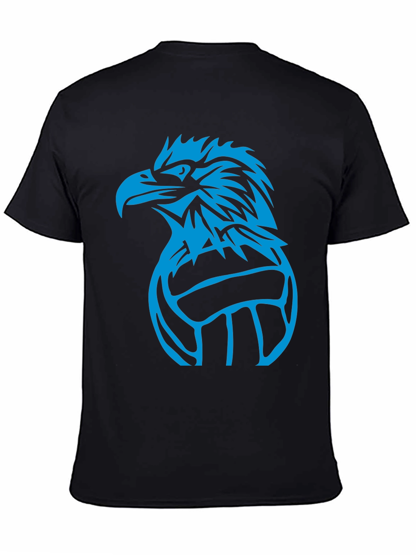 Eagle Volleyball Graphic Tee - Black
