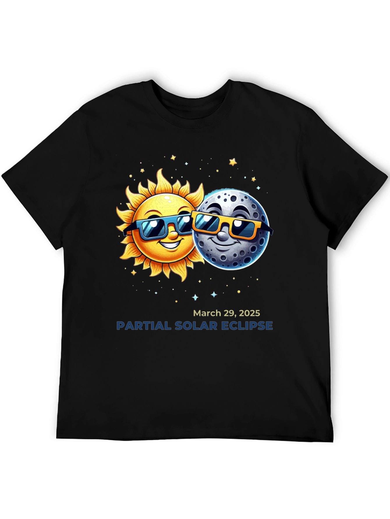 Solar Eclipse 2025 T-Shirt - Sun & Moon Tee