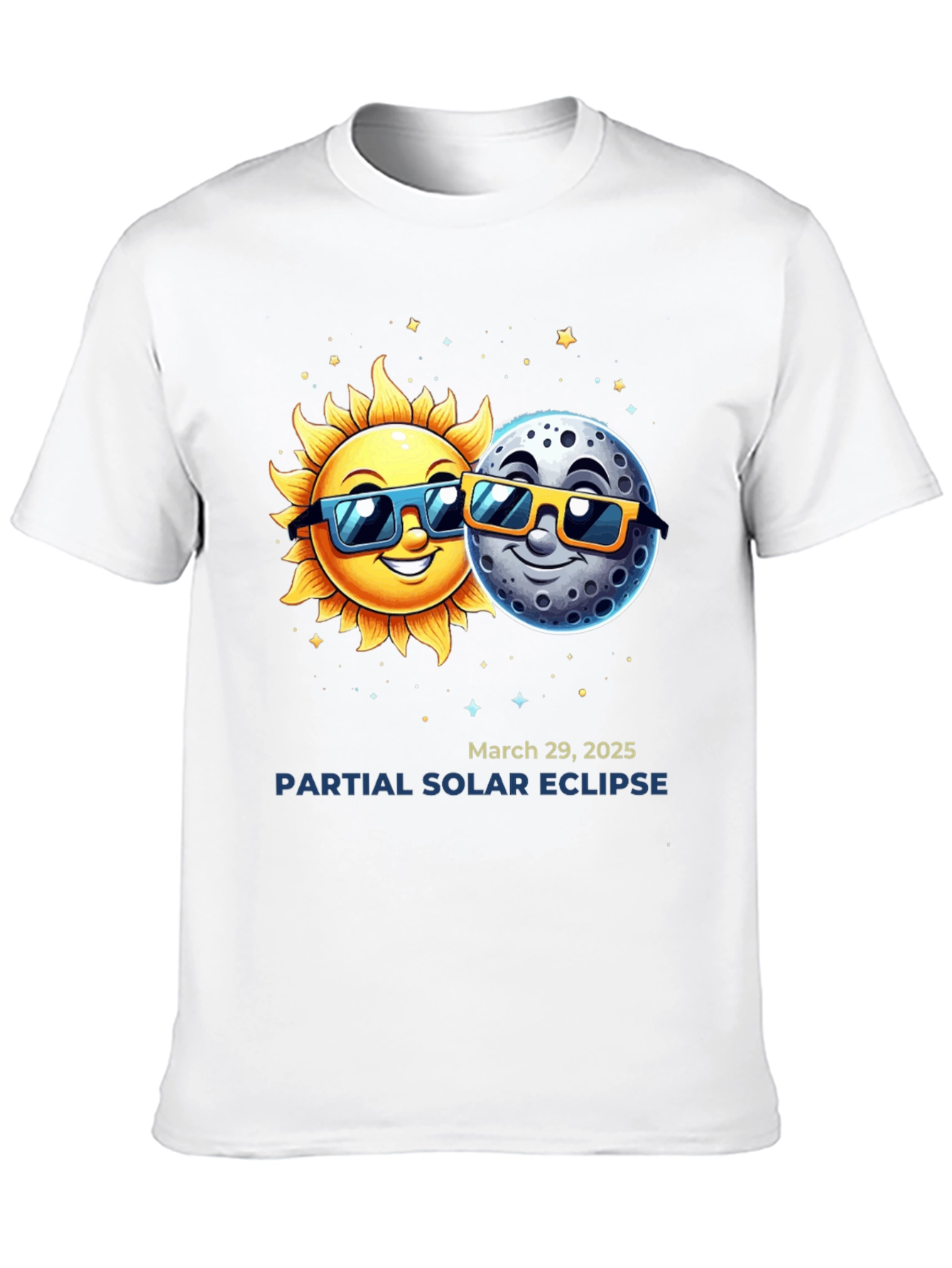 Solar Eclipse 2025 T-Shirt - Sun & Moon Tee