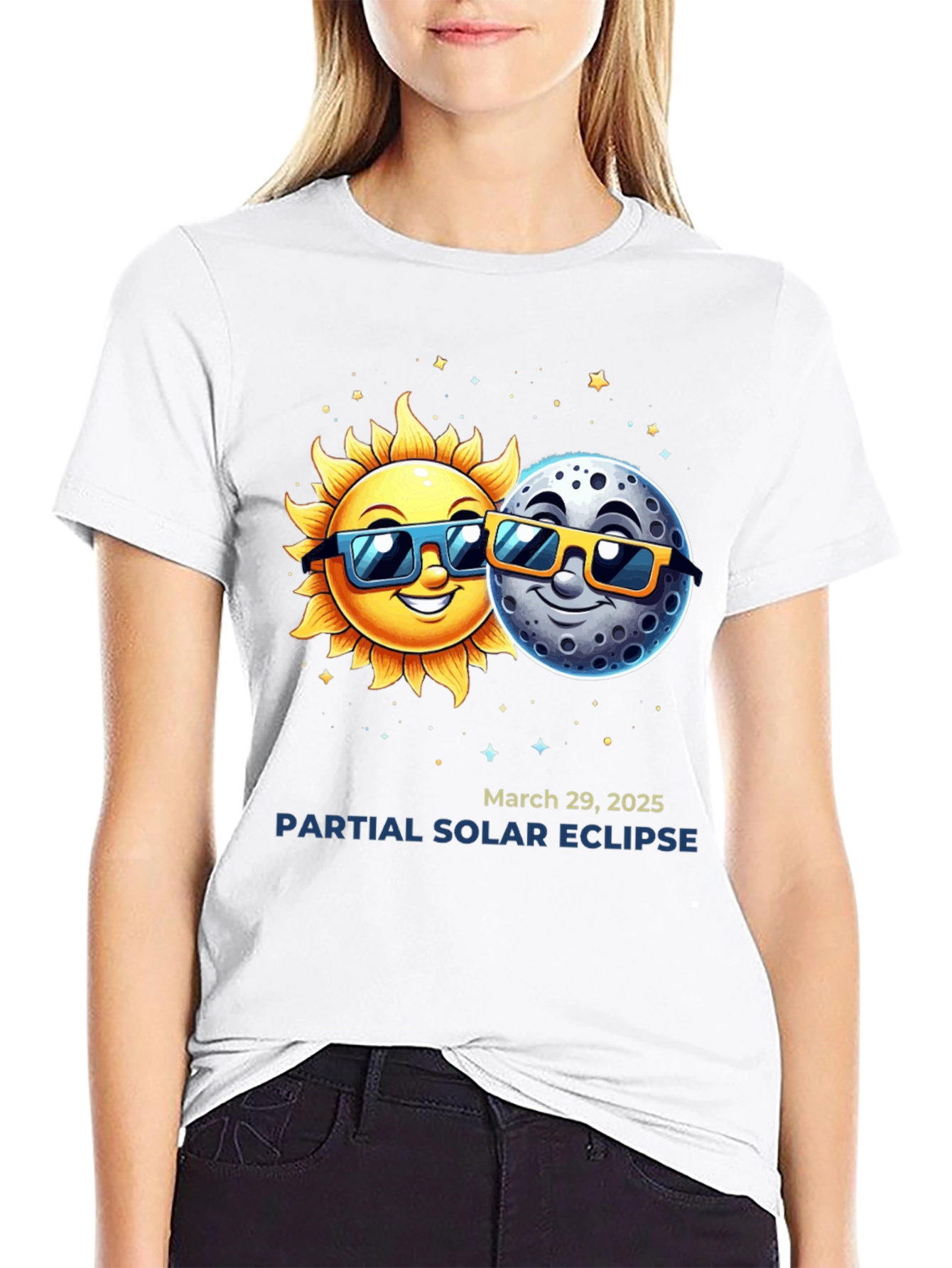 Solar Eclipse 2025 T-Shirt - Sun & Moon Tee