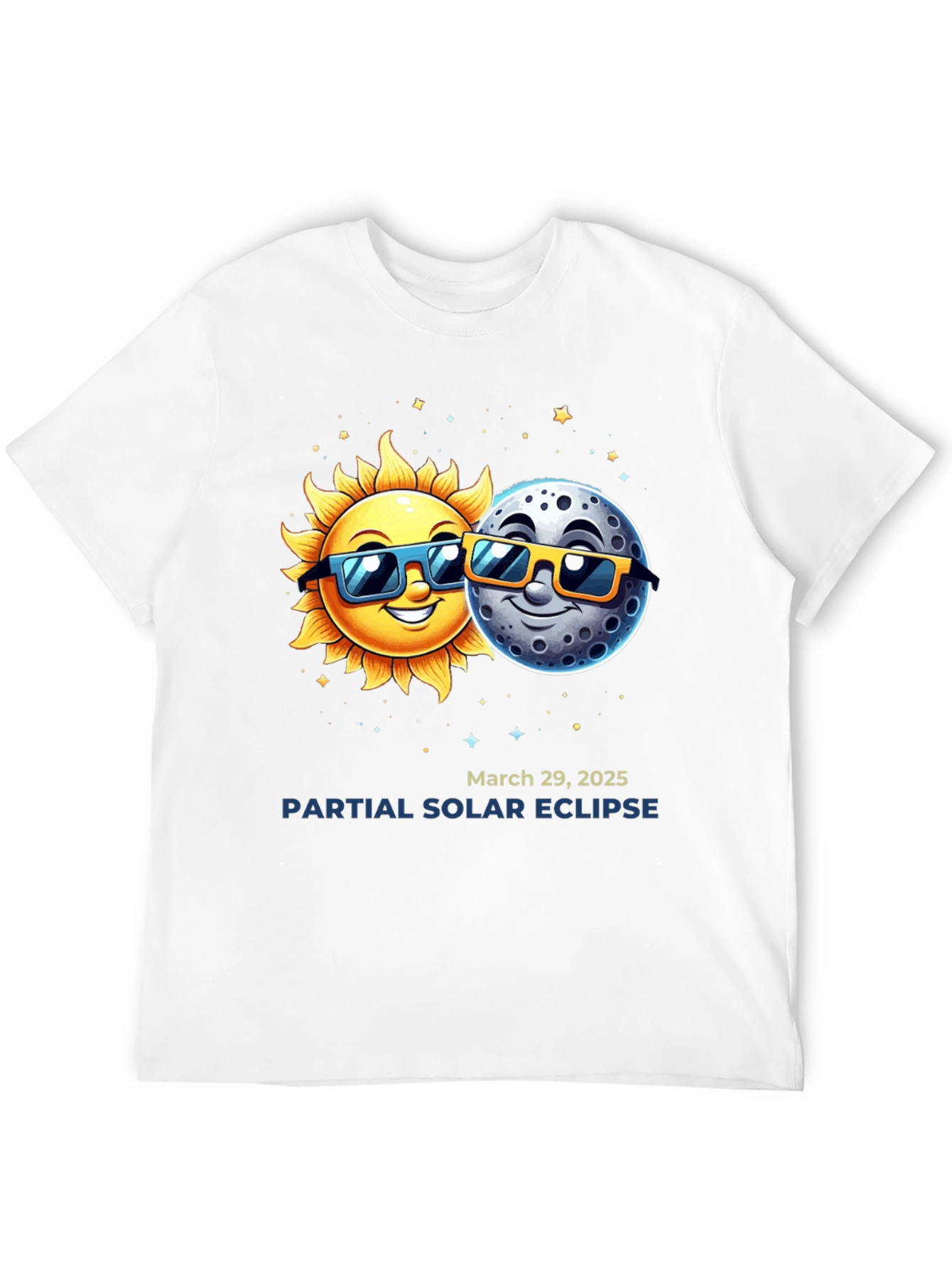 Solar Eclipse 2025 T-Shirt - Sun & Moon Tee