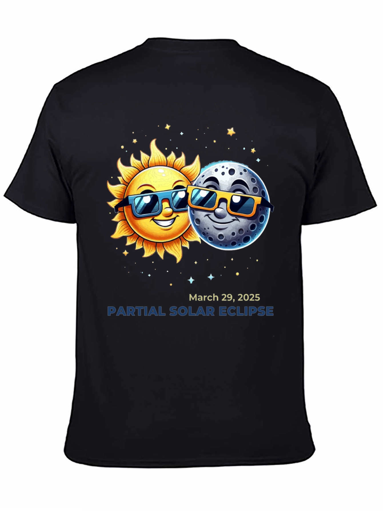 Solar Eclipse 2025 T-Shirt - Sun & Moon Tee