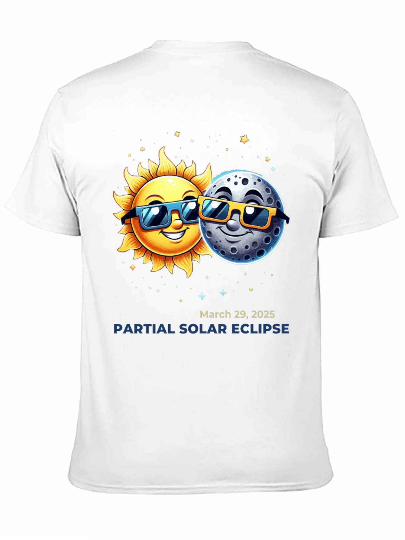 Solar Eclipse 2025 T-Shirt - Sun & Moon Tee
