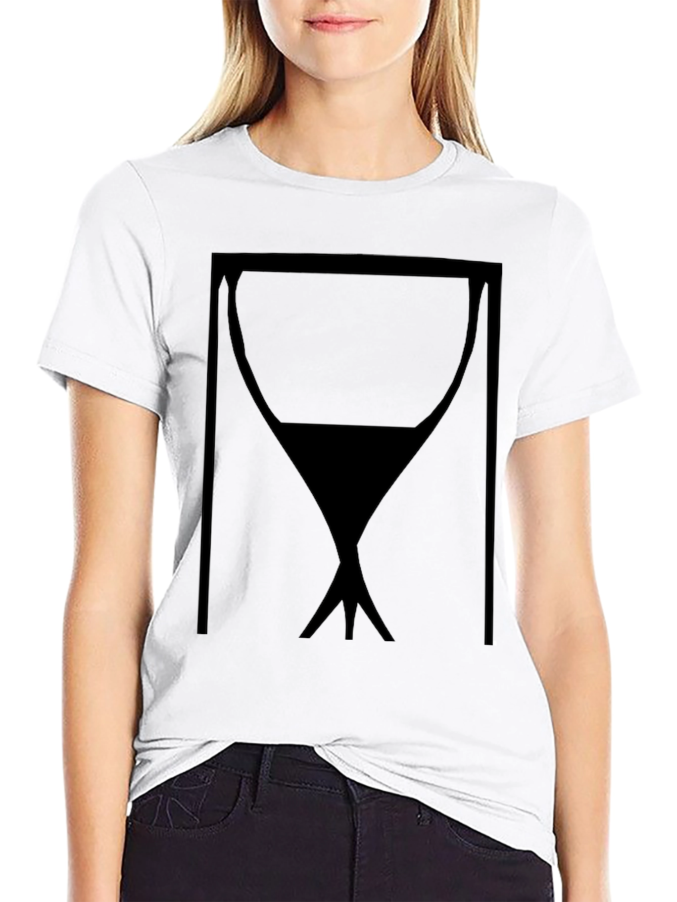 Abstract Graphic Tee - Modern Minimalist Design